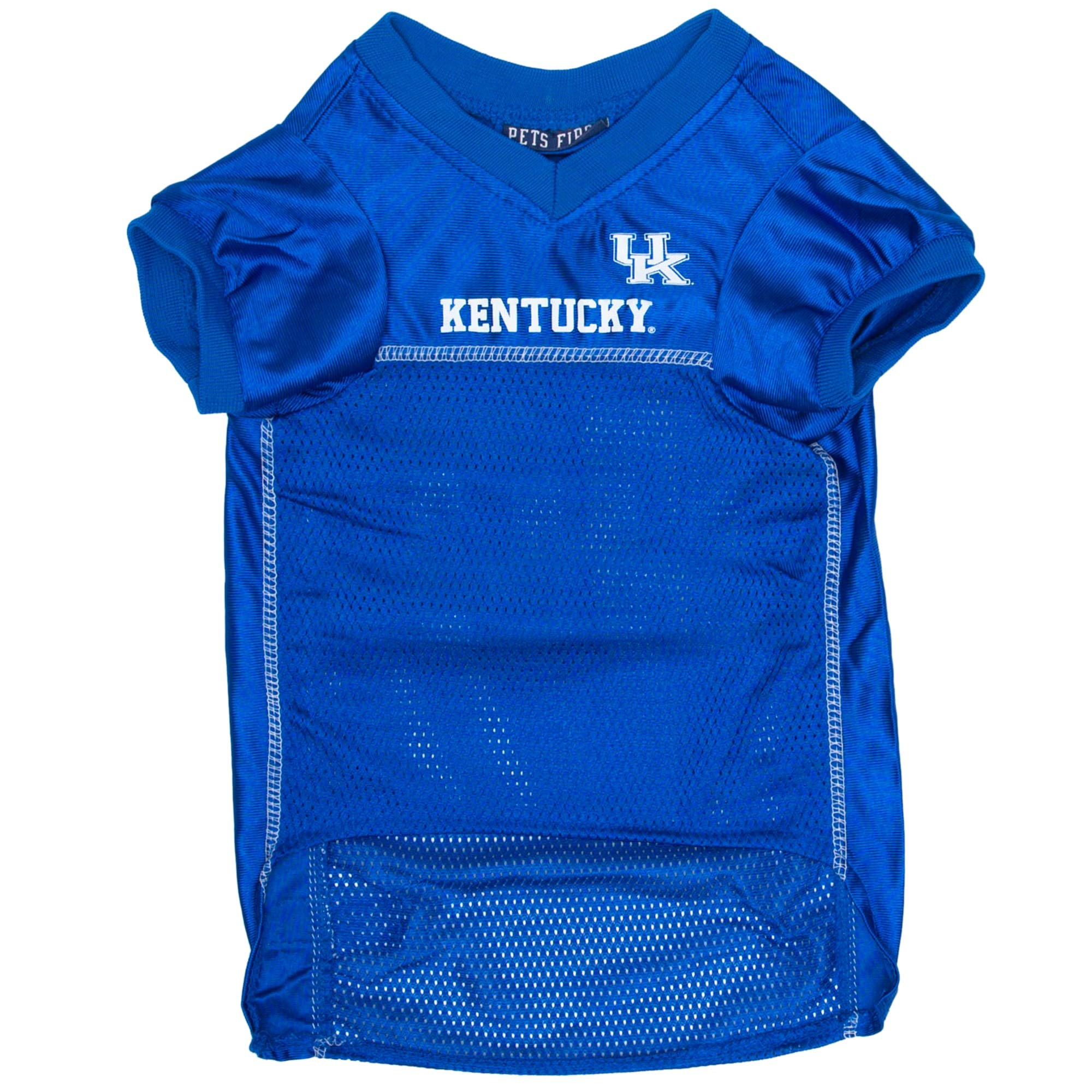 Pets First NCAA College Kentucky Wildcats Mesh Jersey for Dogs & Cats, XX-Large. Licensed Dog Jersey with Your Favorite Football