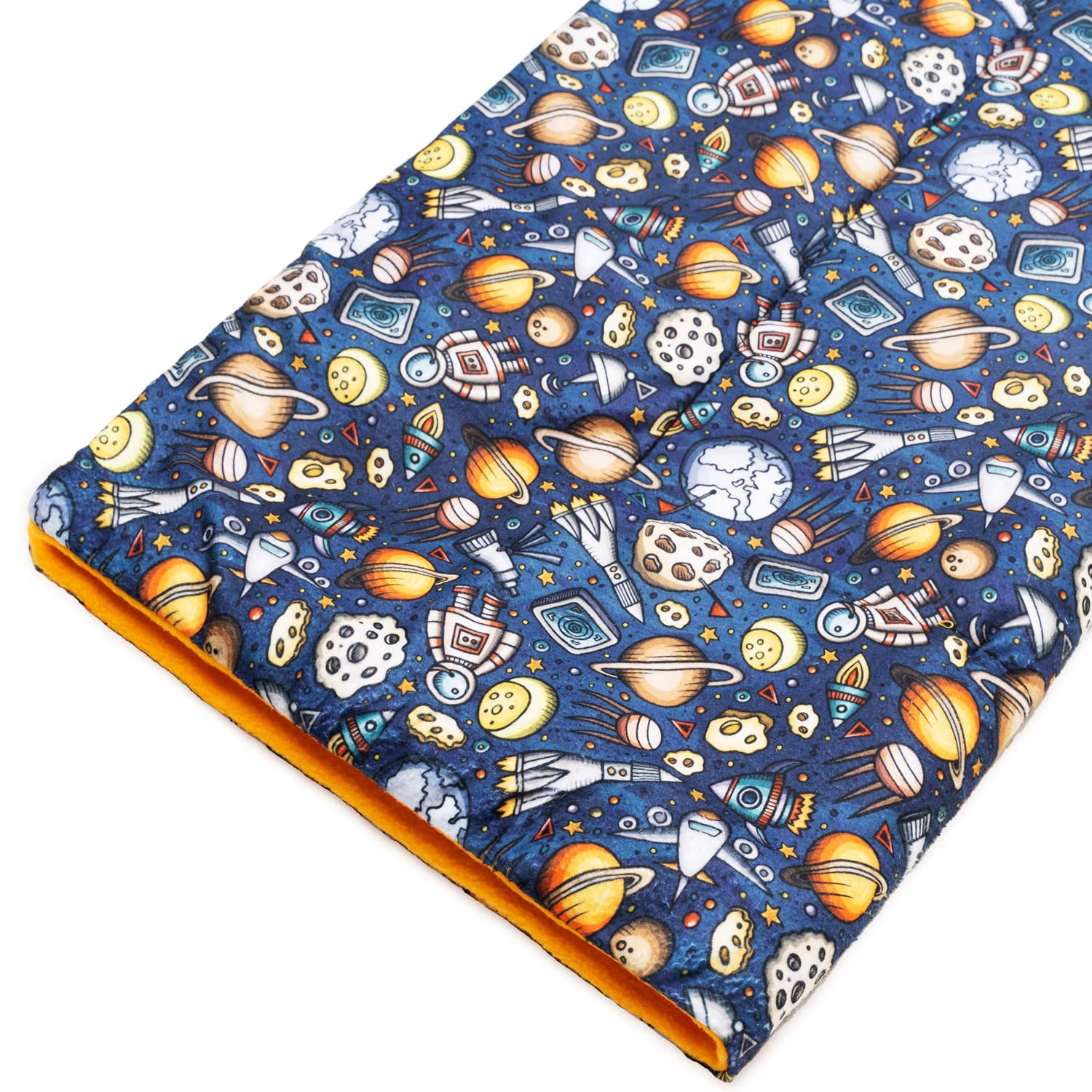 Kameiou Space Rocket Polar Fleece Guinea Pig Cage Liner Bedding For Small Animals Bed Chinchilla Rat Hedgehog Polar Fleece Bunny