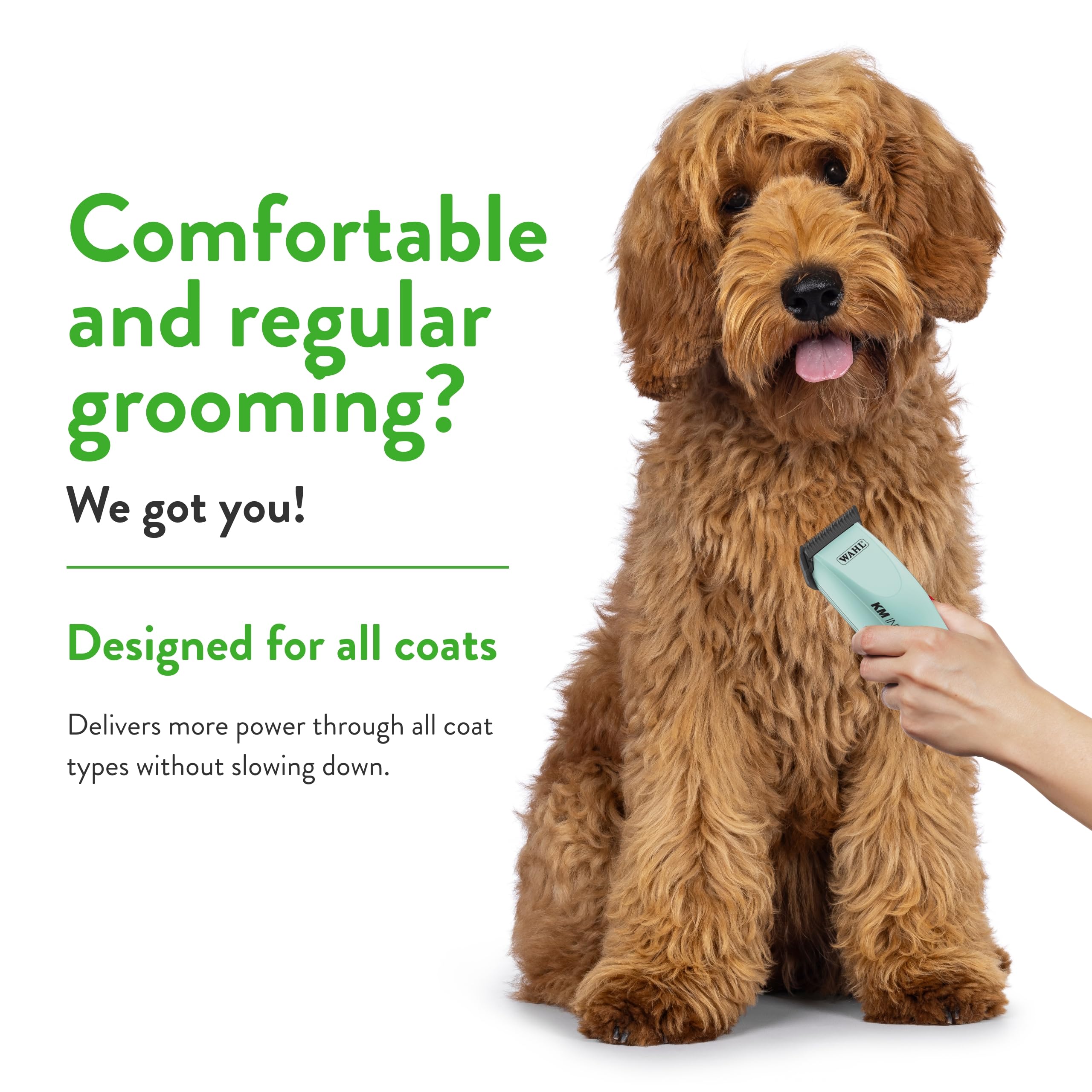 Wahl Pro Animal Km Inspire Grooming Clippers - Powerful Brushless Motor - Professional Grooming Kit - For Dog, Cat & Horse - Cor