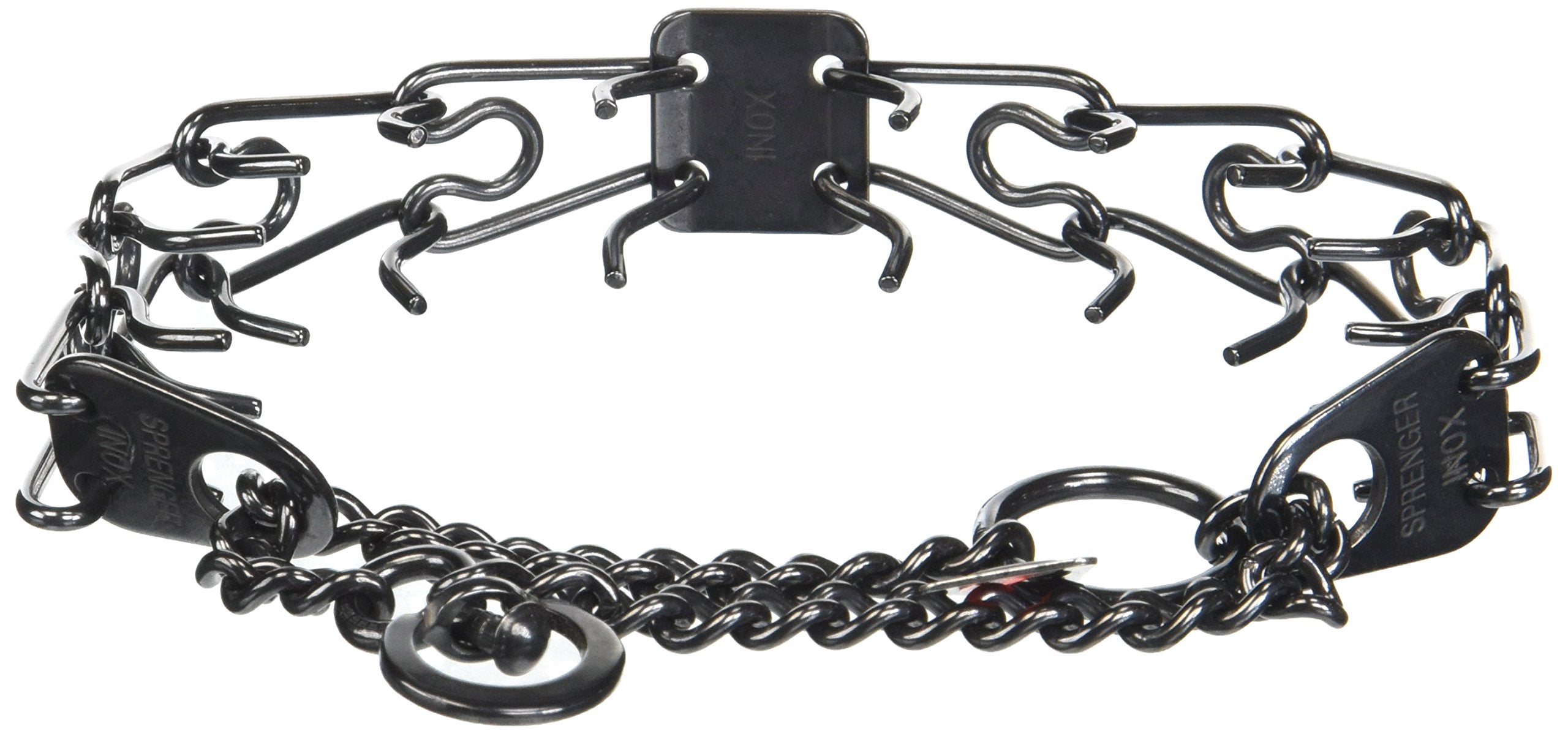 Herm Sprenger Black Small 16' X 2.25Mm 12' Prong Training Collar, One Size