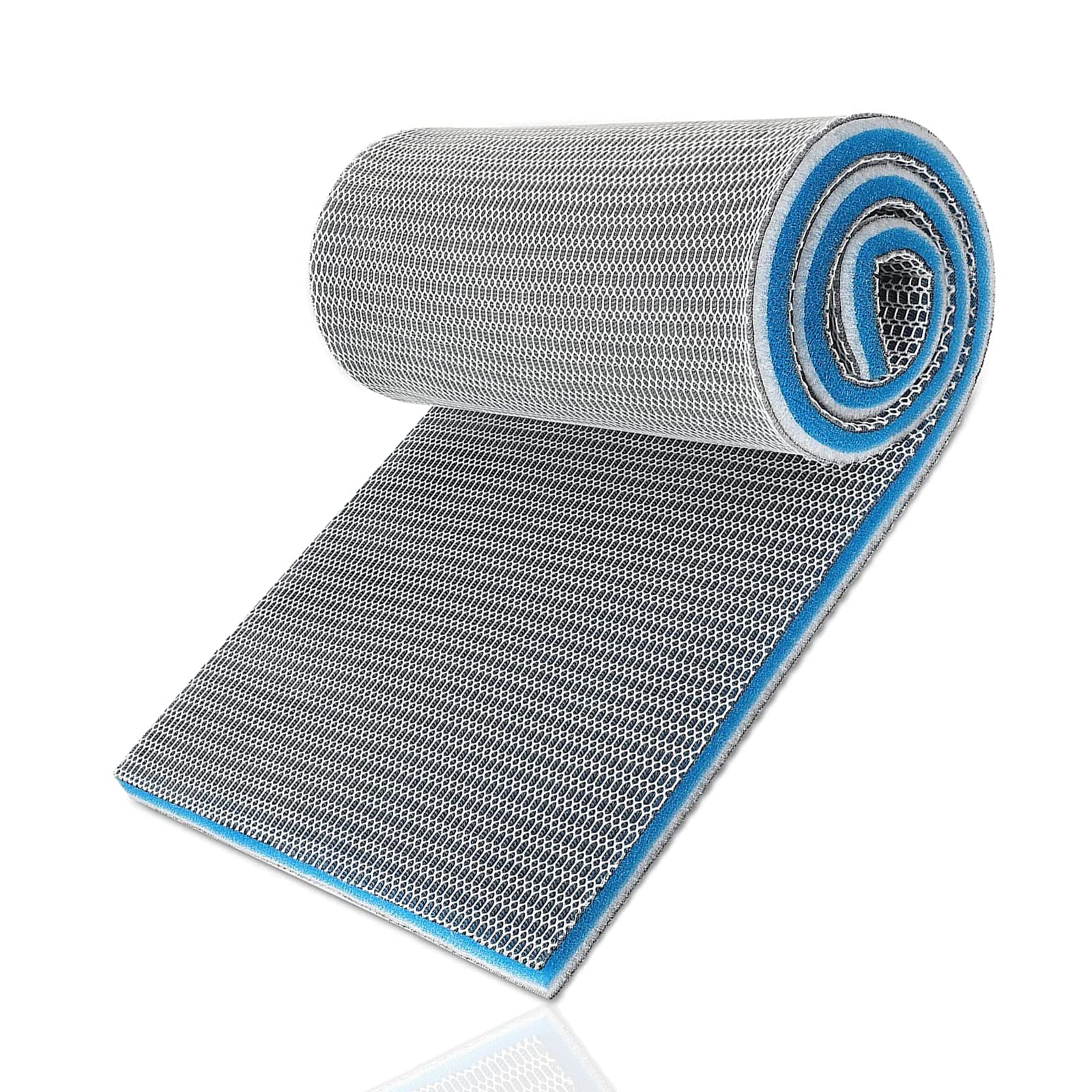 Gift2U Aquarium Filter Media, 20X16In 8-Layer Fish Filter Floss Reusable & Washable 0.8'' Thickness Fish Tank Filter Sponge Pads