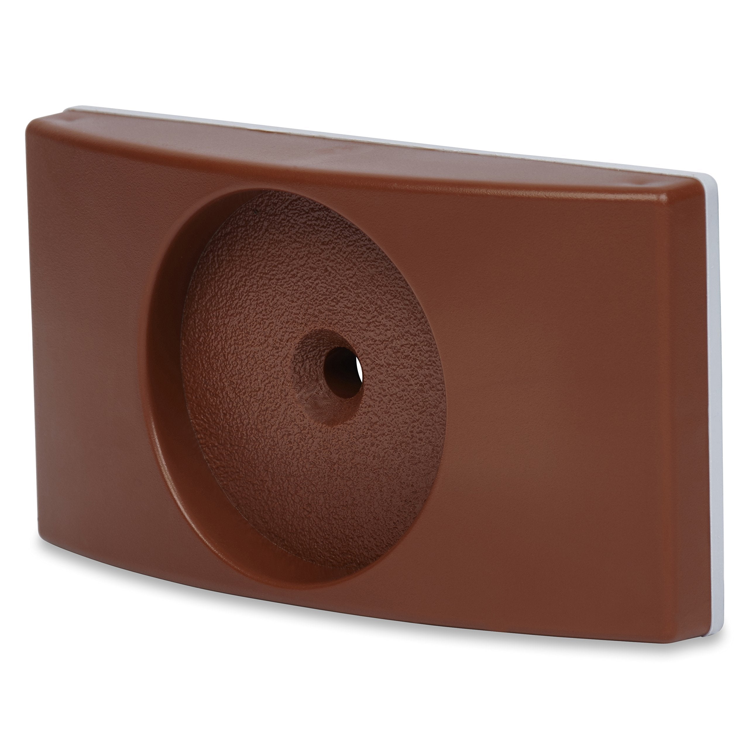 Wall Nanny - Baby Gate Wall Protector (Made In Usa) Protect Walls From Pet Gates & Dog Gates - No Safety Hazard On Spindles - For Child Pressure Mounted Baby Gate For Stairs Cup Guard - Brown, 4 Pack