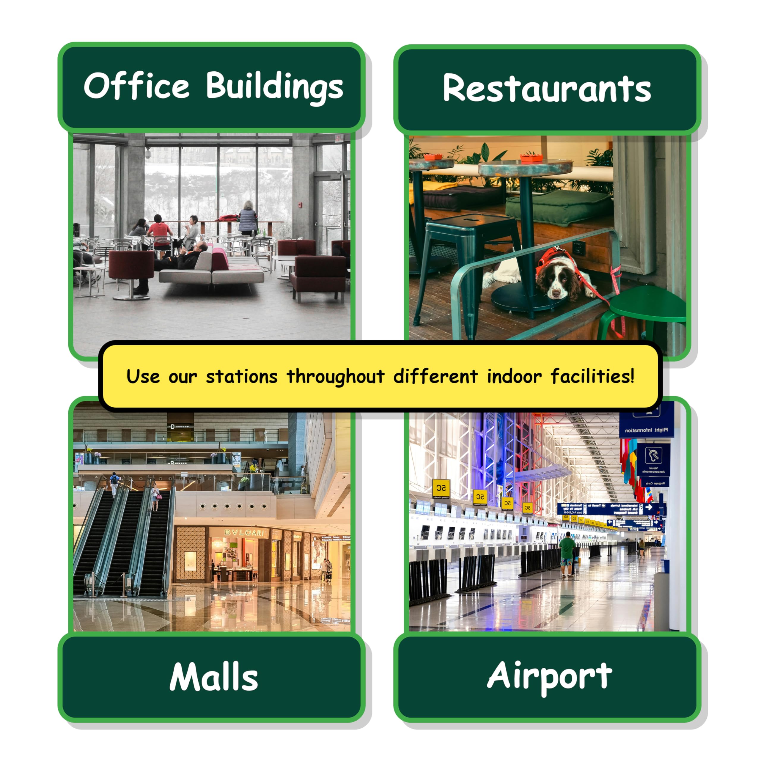 Poopy Pouch Indoor Pet Waste Station - 8Ft Silver Steel Dog Waste Station - Includes A Built-In Dispenser With Lock & Storage, A