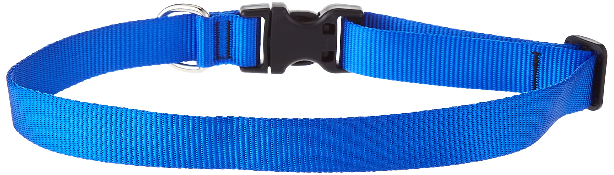 Lupine Pet Basic Solids Blue Blue Nylon Dog Adjustable Collar