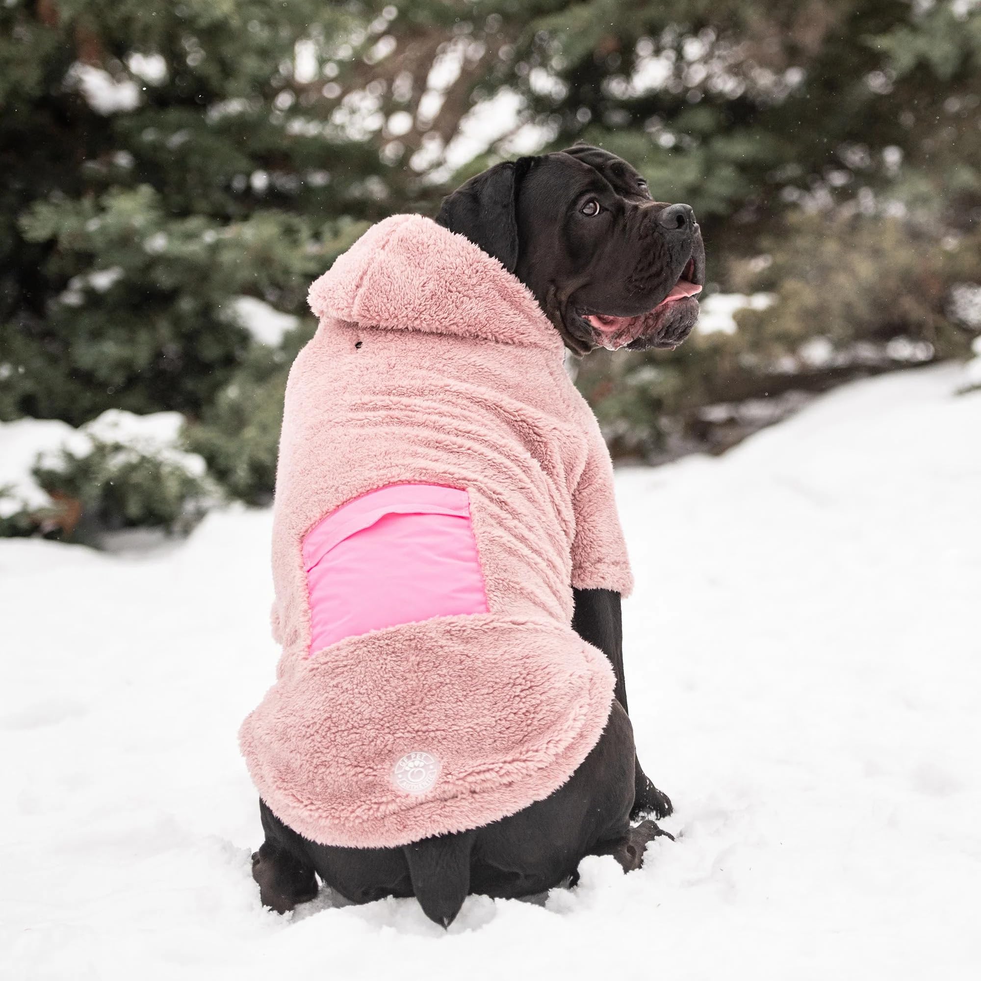 Gf Pet Cozy Hoodie Dog Jacket – Soft Fleece Pullover For Cold Weather Protection | For Small Medium Large Dogs | Warm, Comfortable, Made To Last – Pink - S