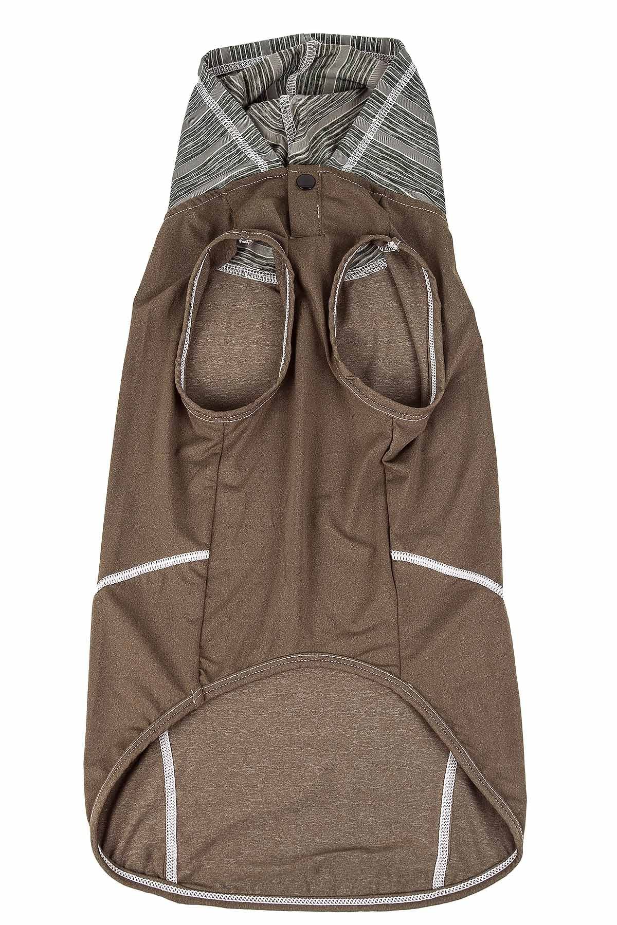 Pet Life ?Active 'Pull-Rover' Premium 4-Way Stretch Two-Toned Performance Sleeveless Dog T-Shirt Tank Top Hoodie, Large, Green