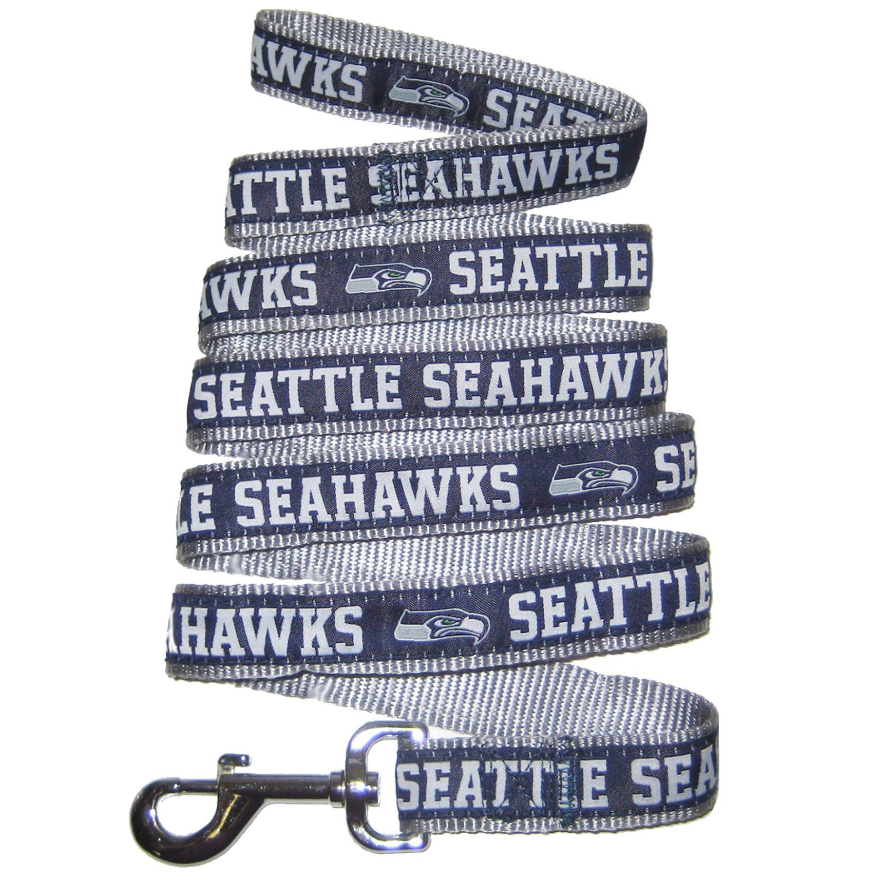 Nfl Pet Leash, Small, Seattle Seahawks Dog Leash, Football Team Leash For Dogs & Cats. A Shiny & Colorful Dog & Cat Leash With E