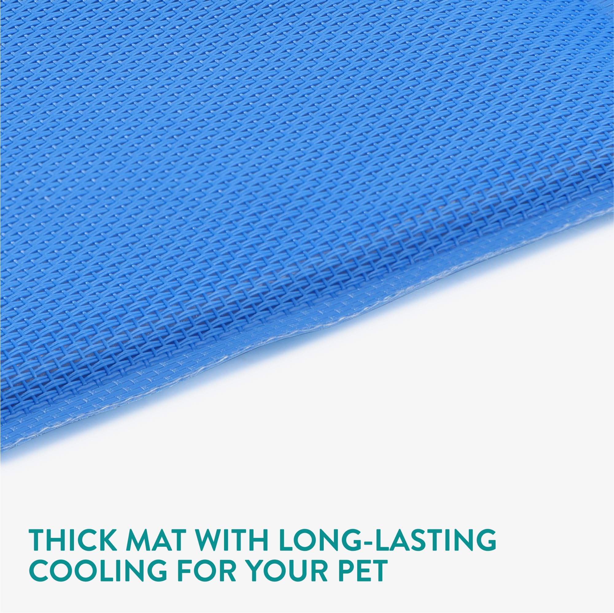 Navaris Gel Pet Cooling Mat With Durable Textiline Cover - Cool Pad For Dog Or Cat - Cooler Bed Mats For Dogs Or Cats - 31.89 X