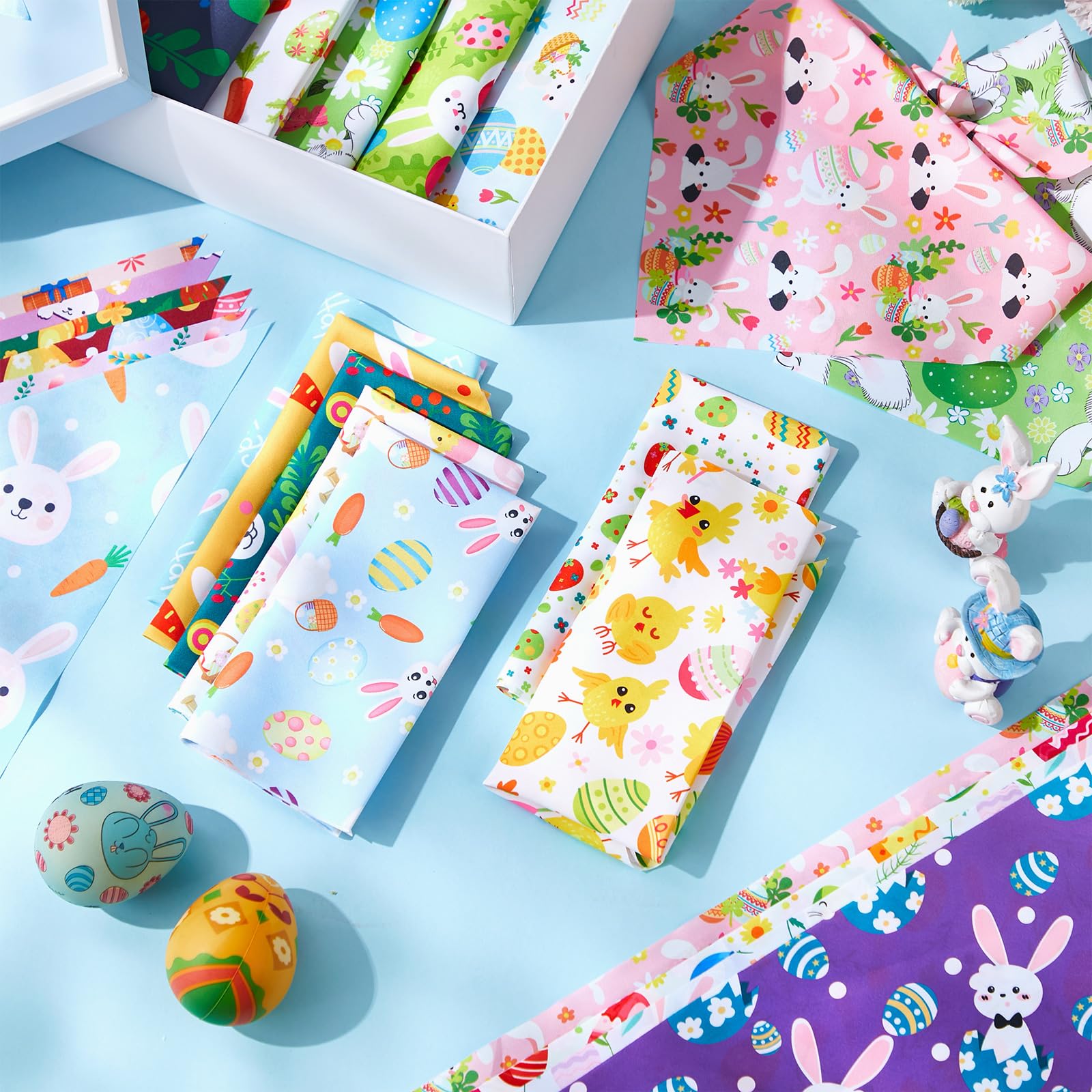 Sanwuta 50 Pcs Easter Dog Bandanas Bulk Pet Kerchief Set Bibs Triangle Scarf Dog Bandanas With Egg Rabbit Carrot Patterns For Ea