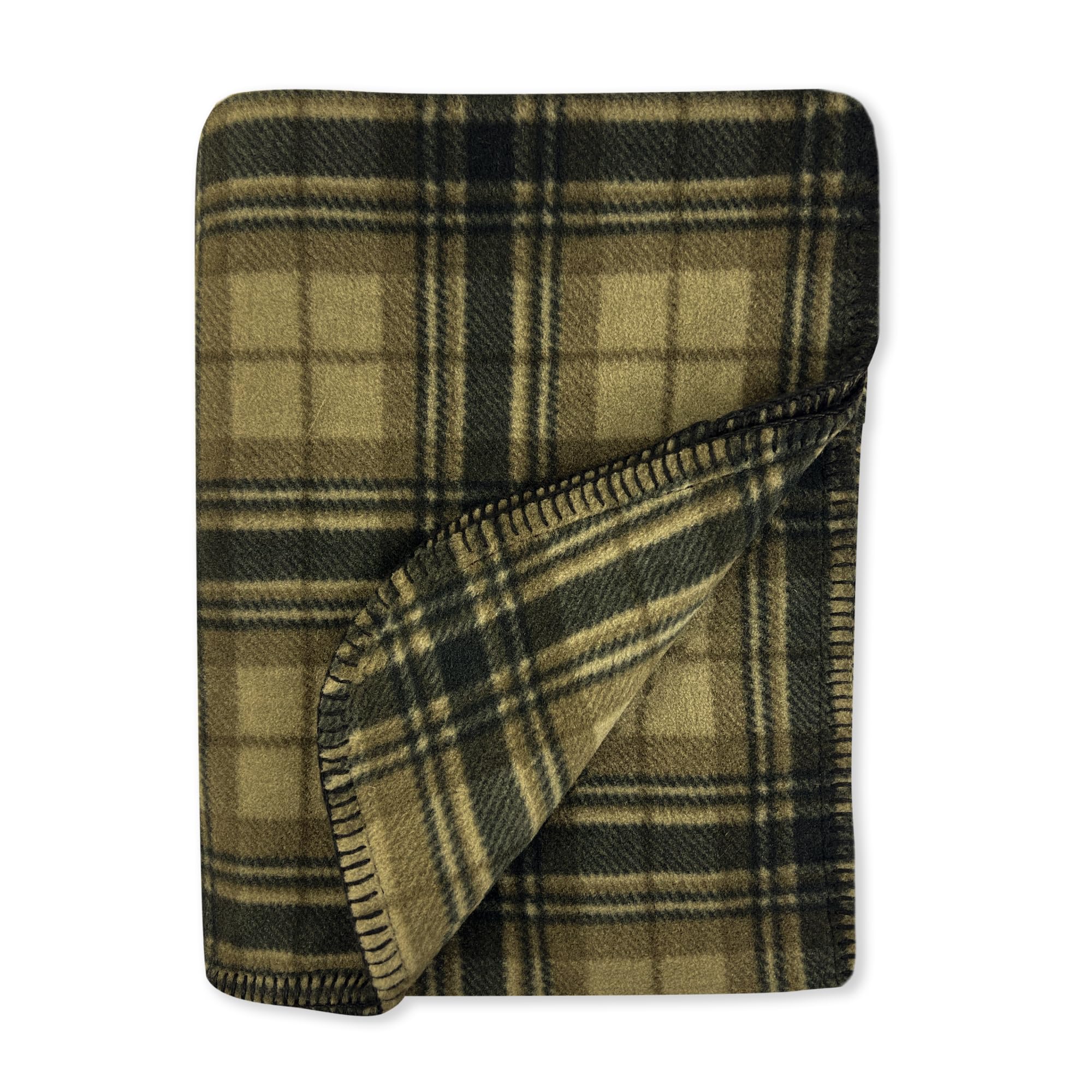 Preston II  The Polar Fleece Throw, SuperSoft Recycled Polar Fleece Dog Blanket Couch Coat Sofa and Car Protecter for Small, M
