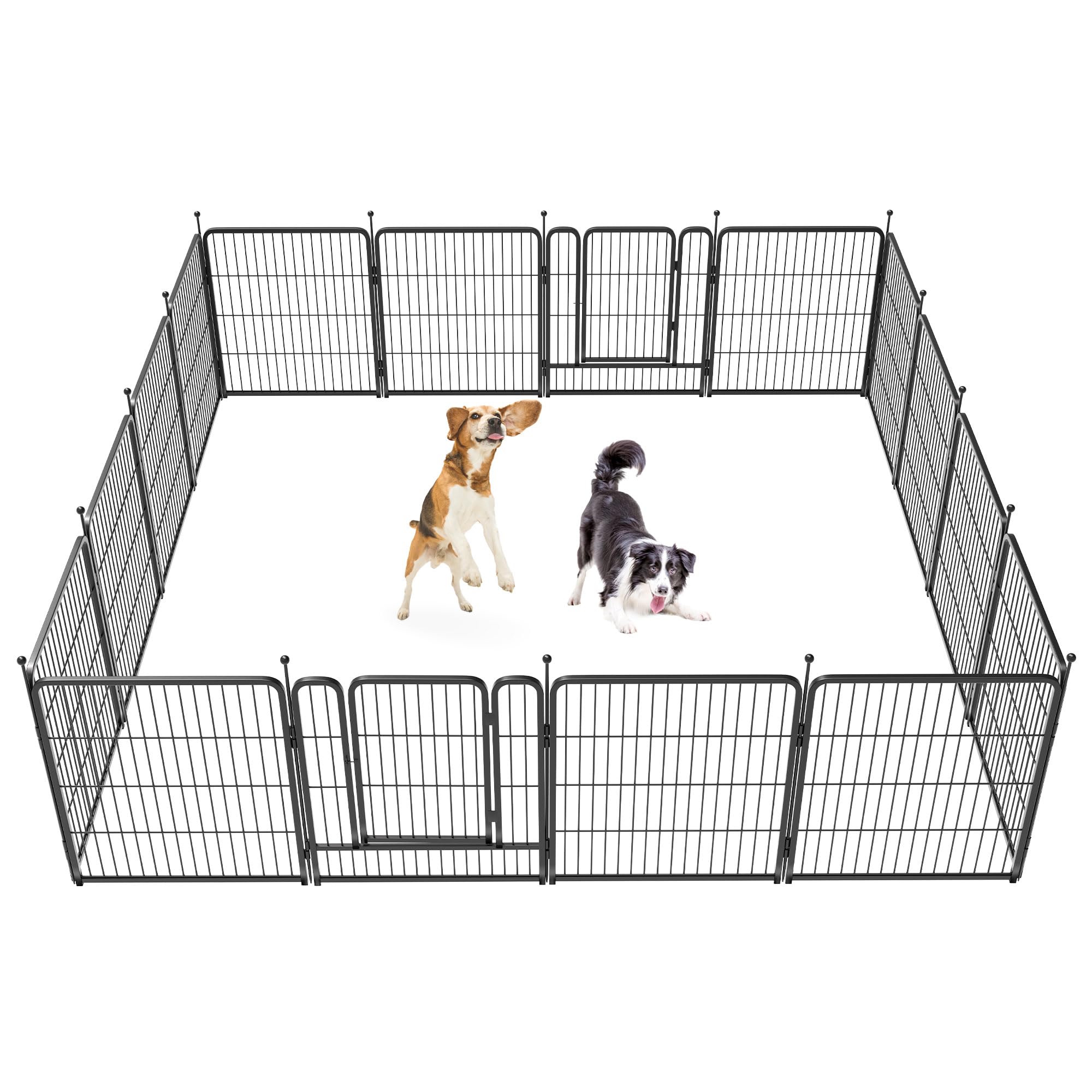 Fxw Rollick Dog Playpen For Yard, Rv Camping, 32 Inch 16 Panels For Small And Medium Dogs│Patented