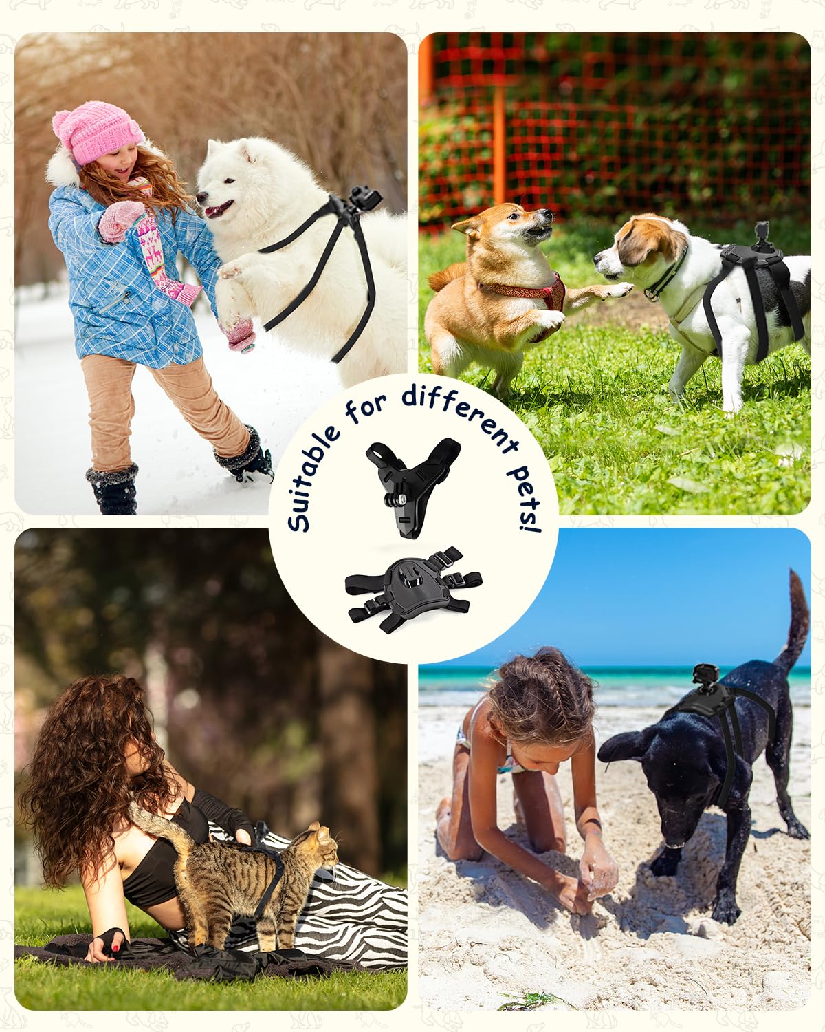 2K Pet Collar Camera With 32Gb Sd Card Dog Collar Camera, 20Mp Wifi Petcamera,Accessories Newly Upgraded With Remote