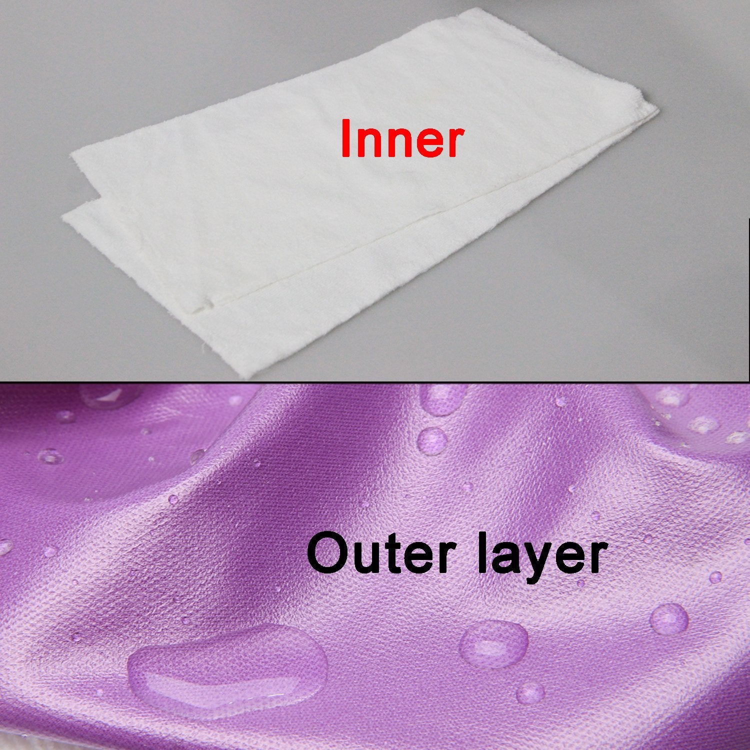 Teamoy 4Pcs Washable Female Dog Diapers, Reusable Doggie Diaper Wraps For Female Dogs, Super-Absorbent And Comfortable, Medium