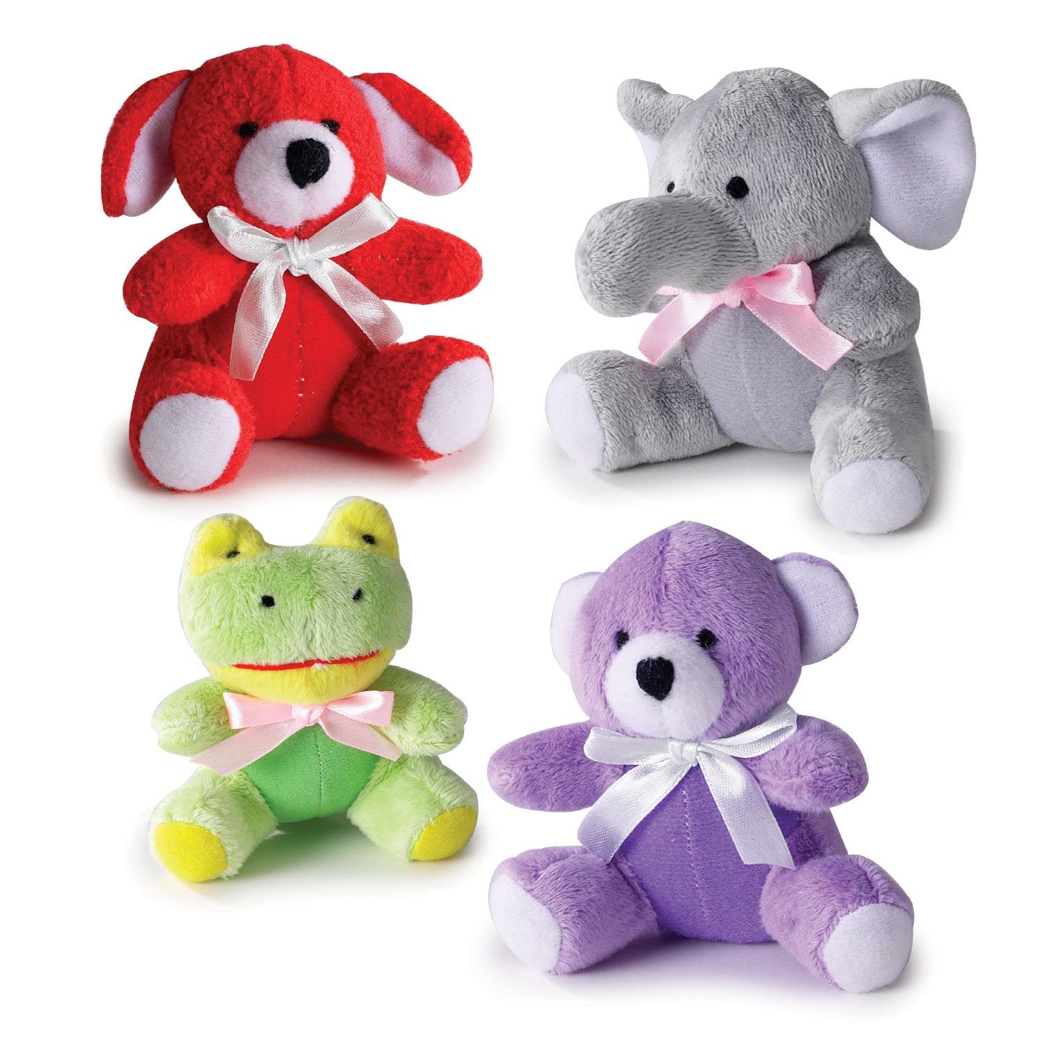 Zanies Itty Bitty Dog Toys, Teeny Elephant, 3.5'