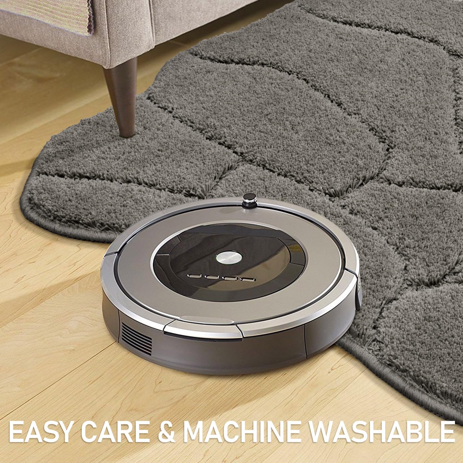 Large Dog Door Mat for Muddy Paws, 24x59 Absorbent Dirt Trapper Long Door Mat, Non-Slip Washable Mud Mat for Dogs, Polyester Mic