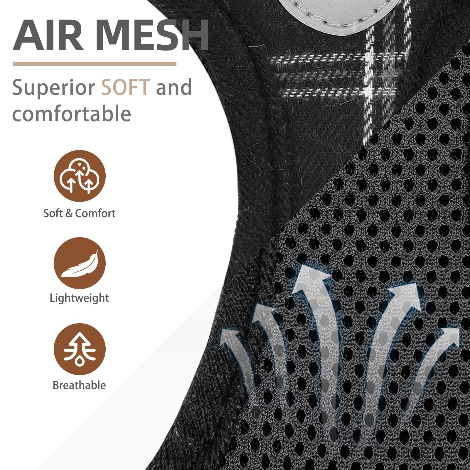 Pupteck Adjustable Dog Harness Collar And Leash Set Step In No Pull Pet Harness For Small Medium Dogs Puppy And Cats Outdoor Walking Running, Soft Mesh Padded Reflective Vest Harnesses, Black S