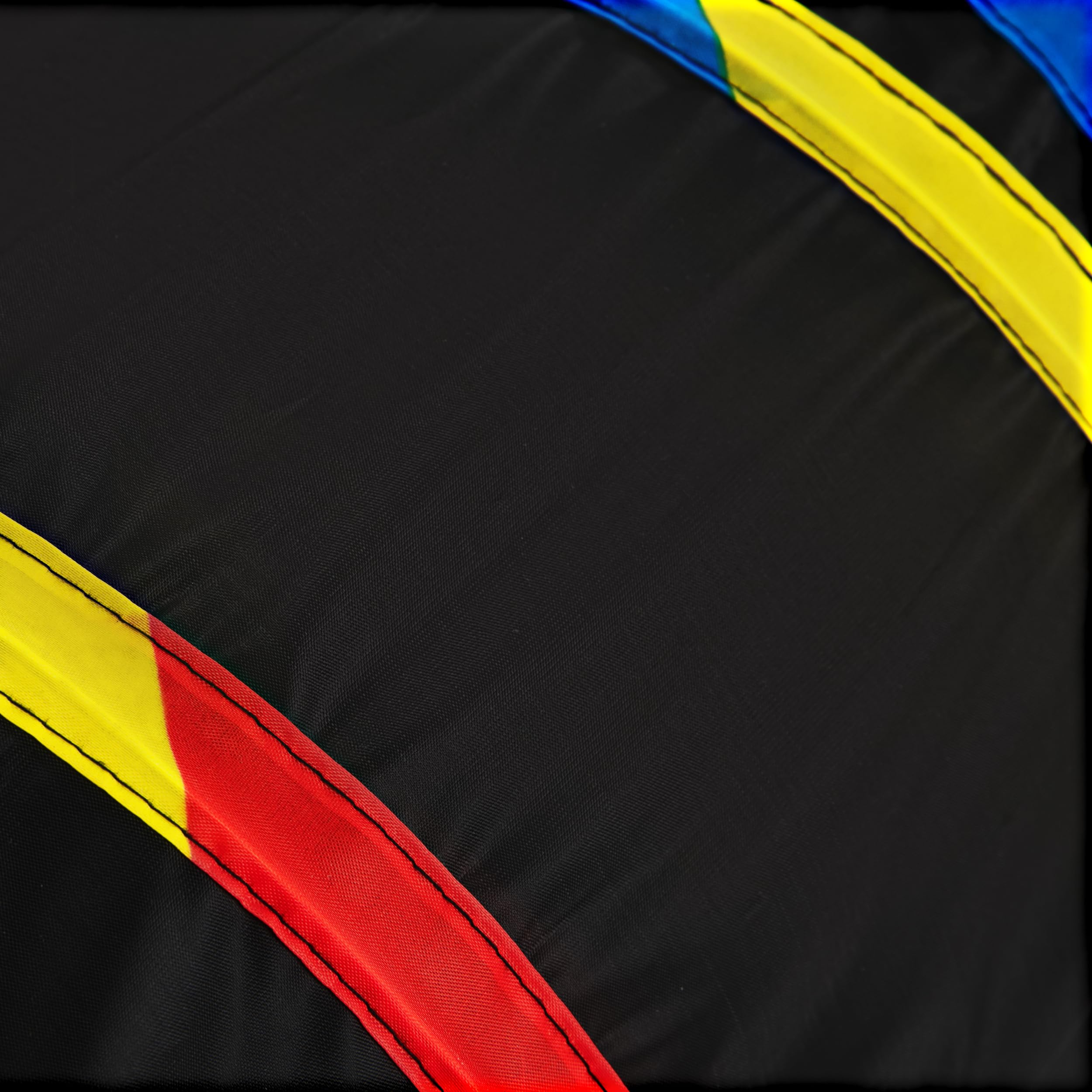 Tempcore Pet Cat Tunnel Tube Cat Toys 3 Way Collapsible, Cat Tunnels For Indoor Cats,Kitty Tunnel Bored Cat Pet Toys Peek Hole Toy Ball Cat, Puppy, Kitty, Kitten, Rabbit Black & Rainbow