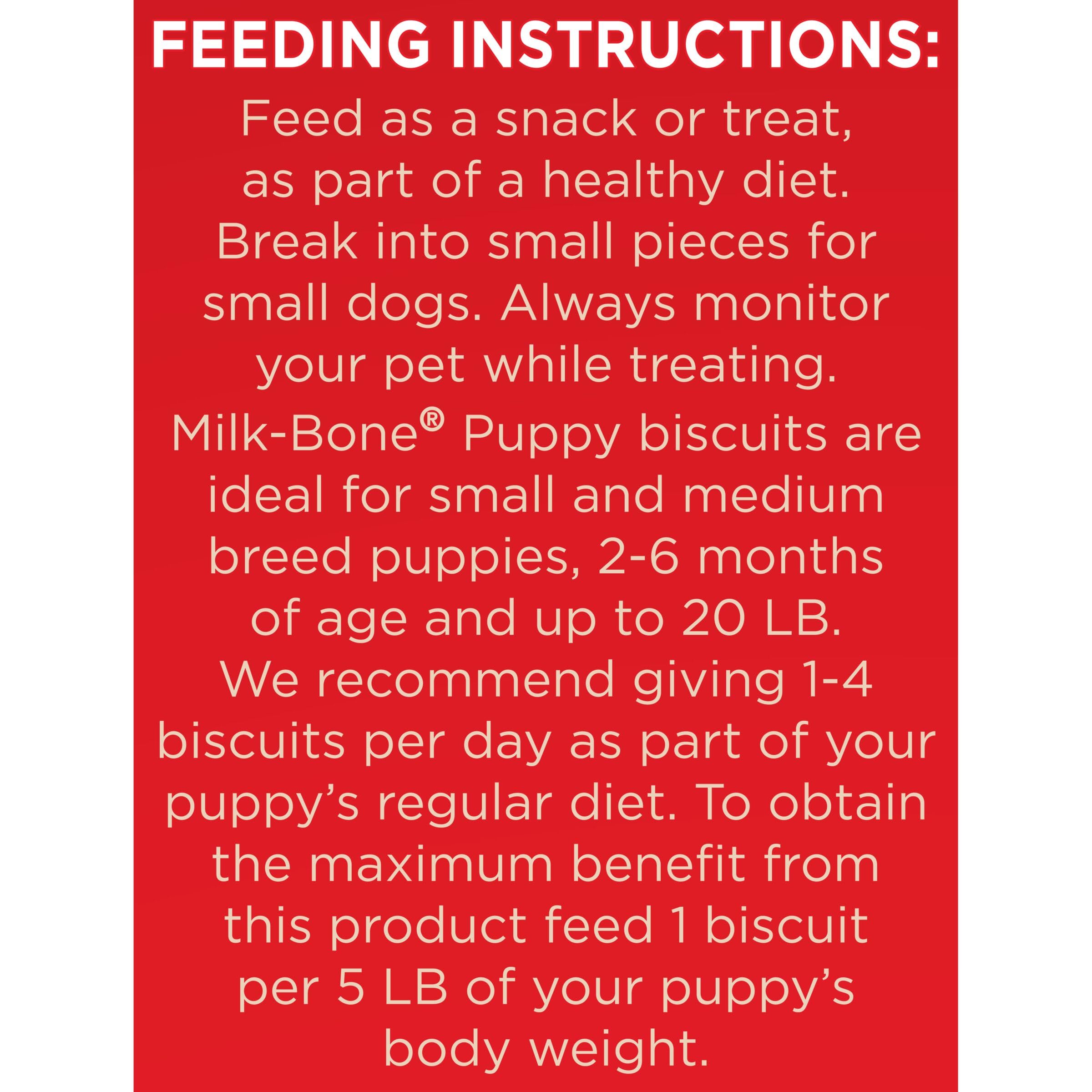 Milk-Bone Original Dog Treats for Puppies, 16 Ounce (Pack of 6), DHA Helps Support Healthy Brain Development
