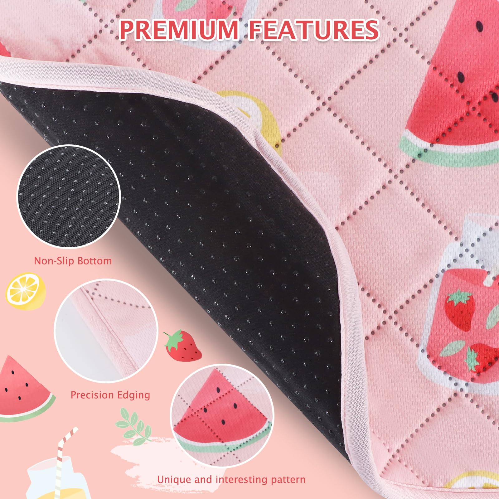 Bvagss Washable Pee Pads For Dogs, 2 Pack Reusable Leakproof Puppy Wee Wee Pad, Non-Slip Waterproof Pet Training, Super Absorben