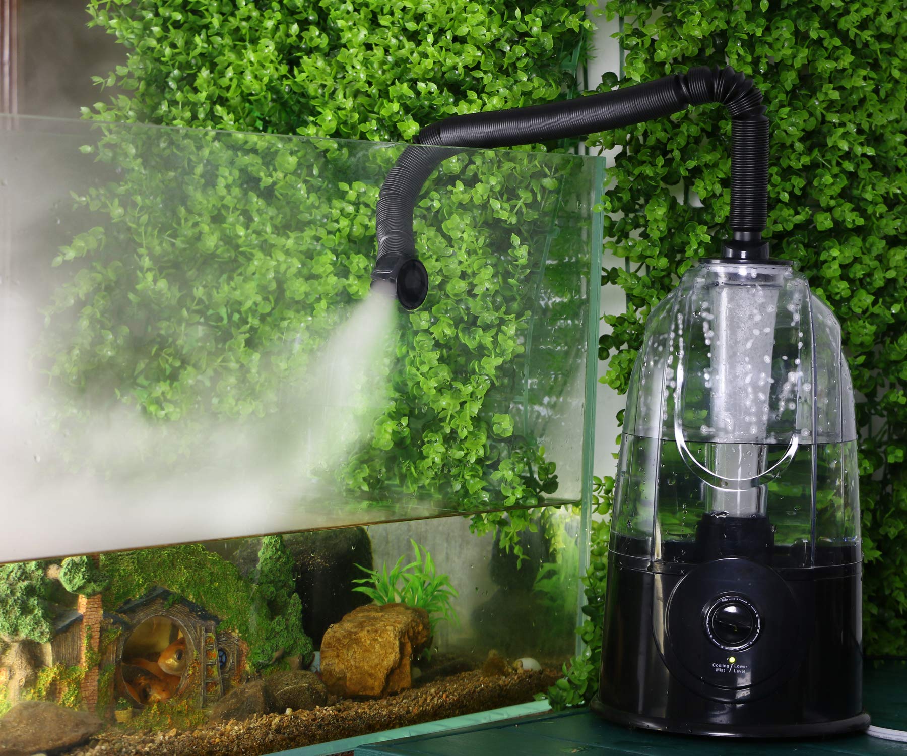 Reptile Fogger Terrariums Humidifier Fog Machine Mister 3L Large Size Ideal For Paludarium/Vivarium/Reptiles/Amphibians/Herps