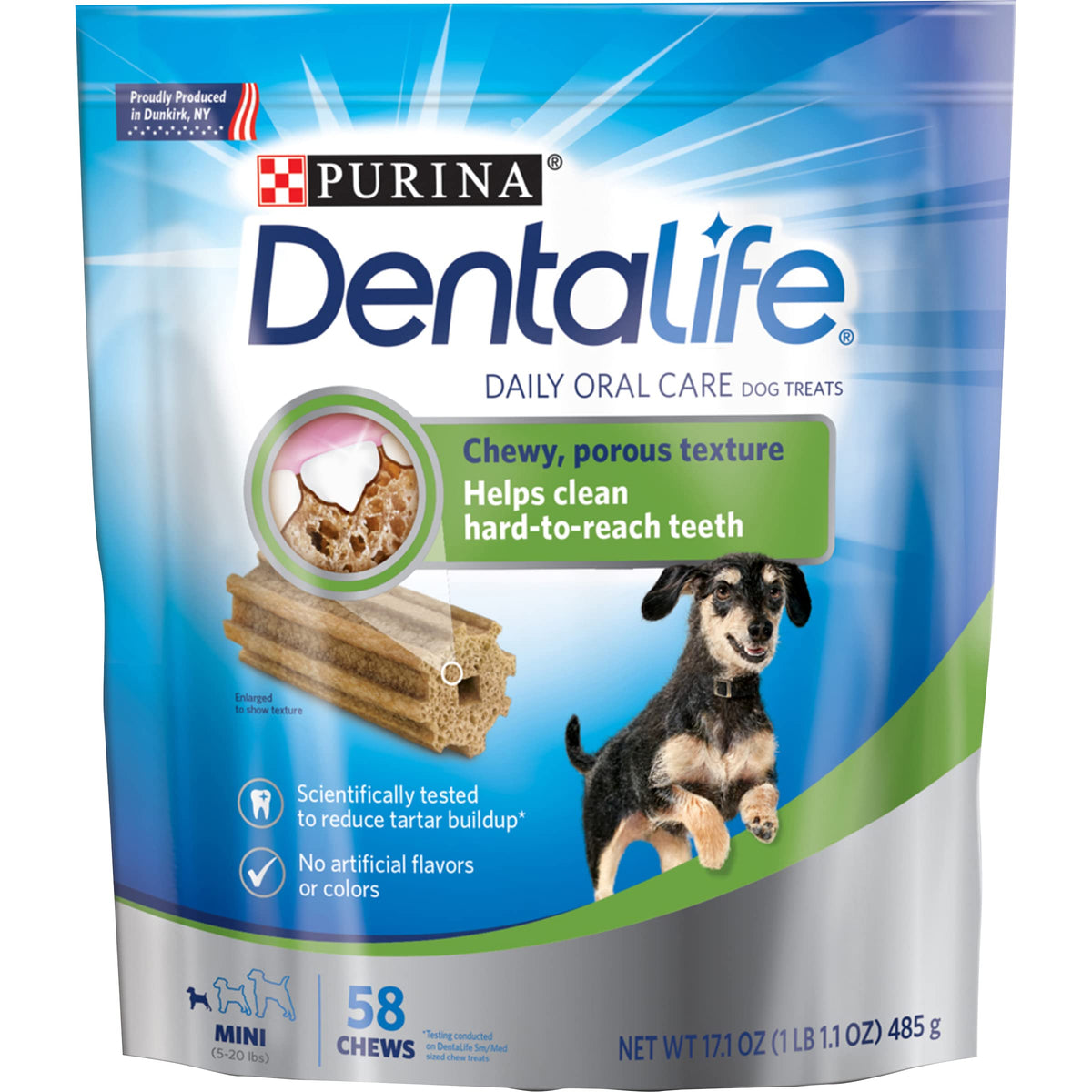 Purina Dentalife Made In Usa Facilities Toy Breed Dog Dental Chews, Daily Mini - 116 Treats