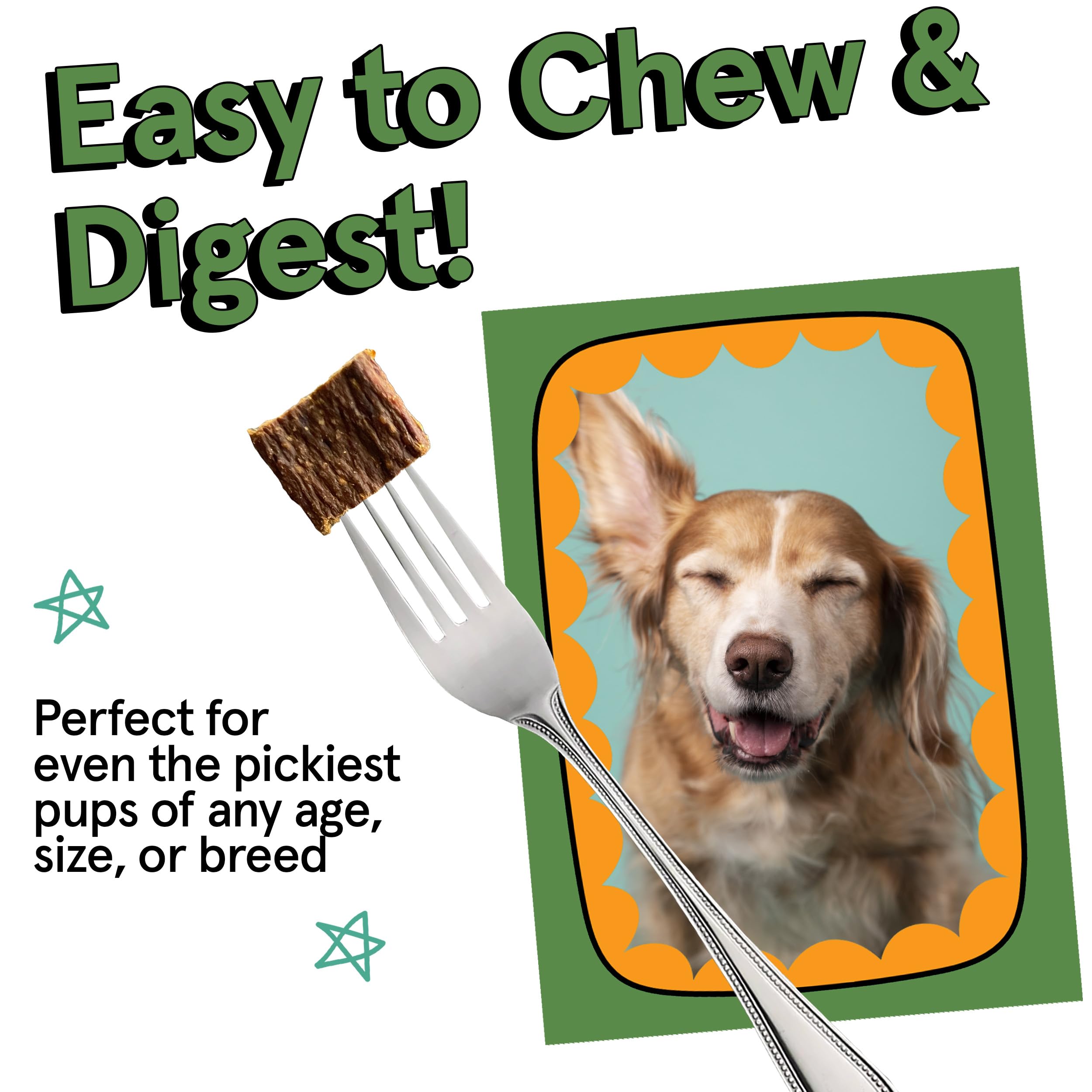 TRMC Real Meat Air Dried Dog Food - Grain-Free Beef, 2lb Bag, High Protein, USA-Crafted, Hormone-Free