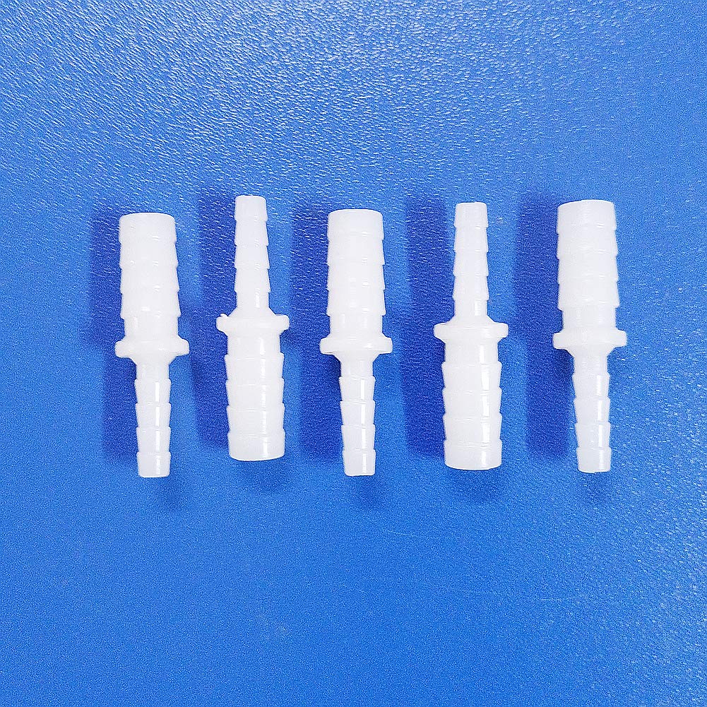 3/16 x 5/16 Reducer Hose Barbed Fitting for Aquarium Air Line Tubing 5-Pack