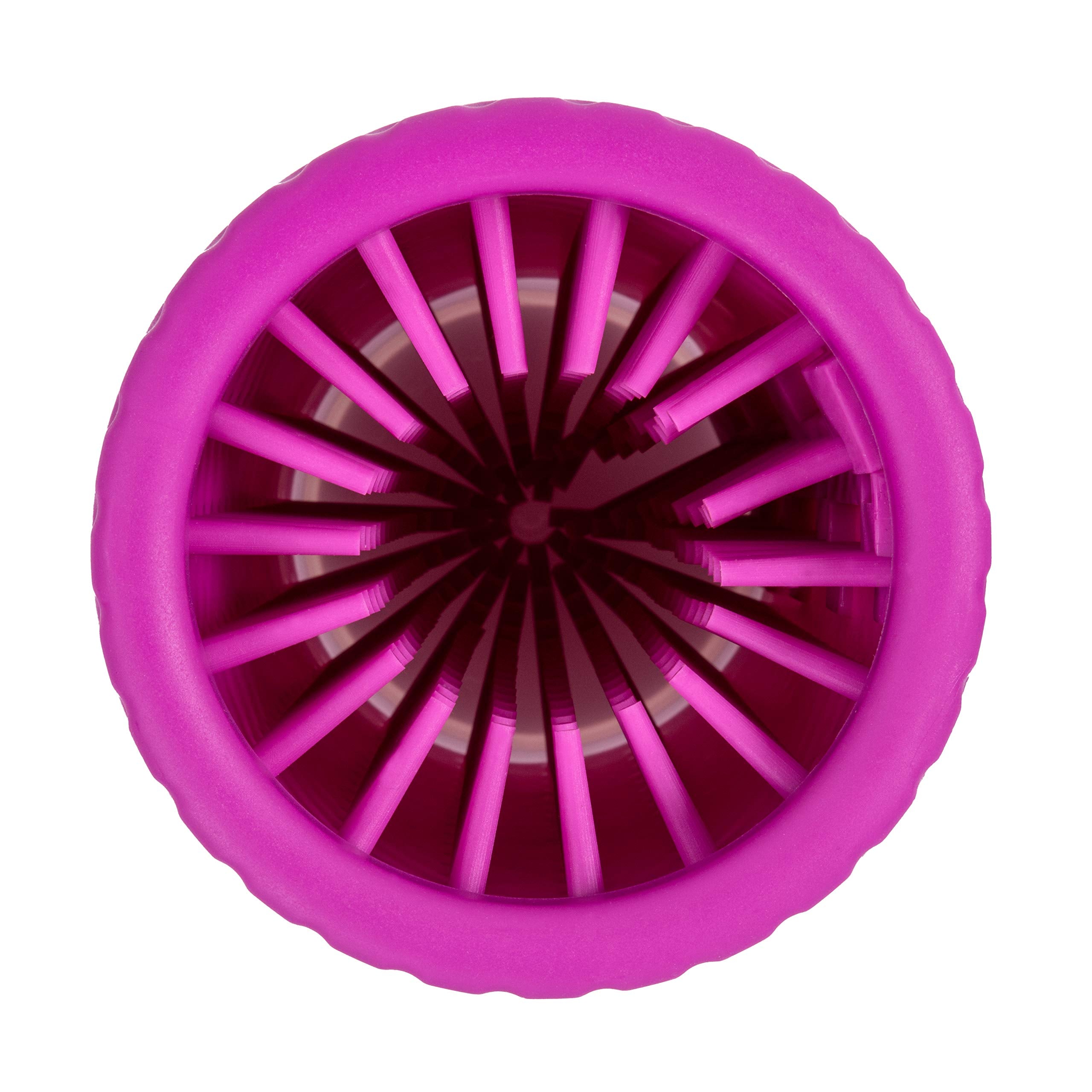 Dexas Mudbuster Portable Dog Paw Washer/Paw Cleaner, Large, Fuchsia