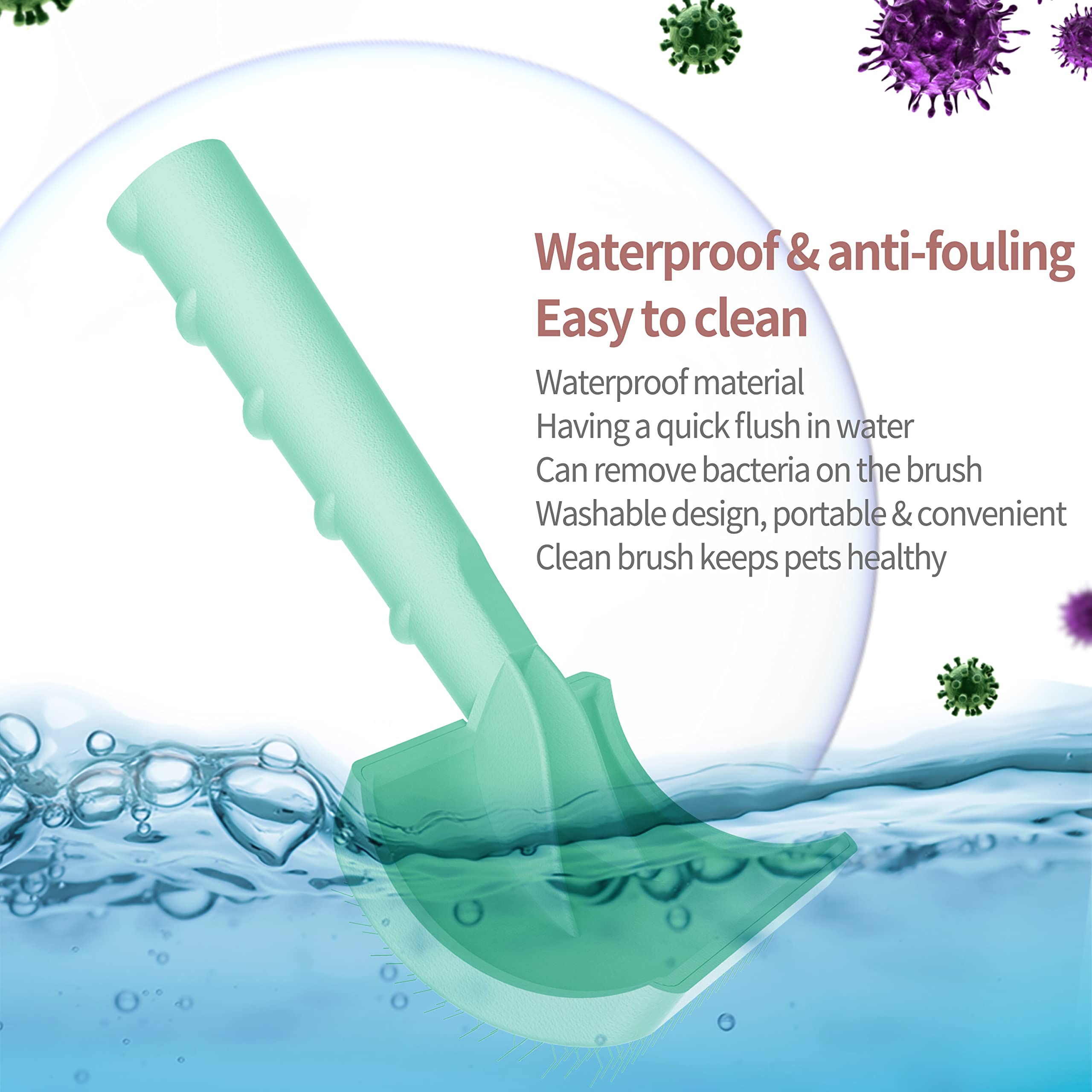 LBMBAIC Super Dense Soft Brush for Thick and Long Fur - Doodle Grooming Brush for Fluff, Shedding, Tangles on Goldendoodles - 25