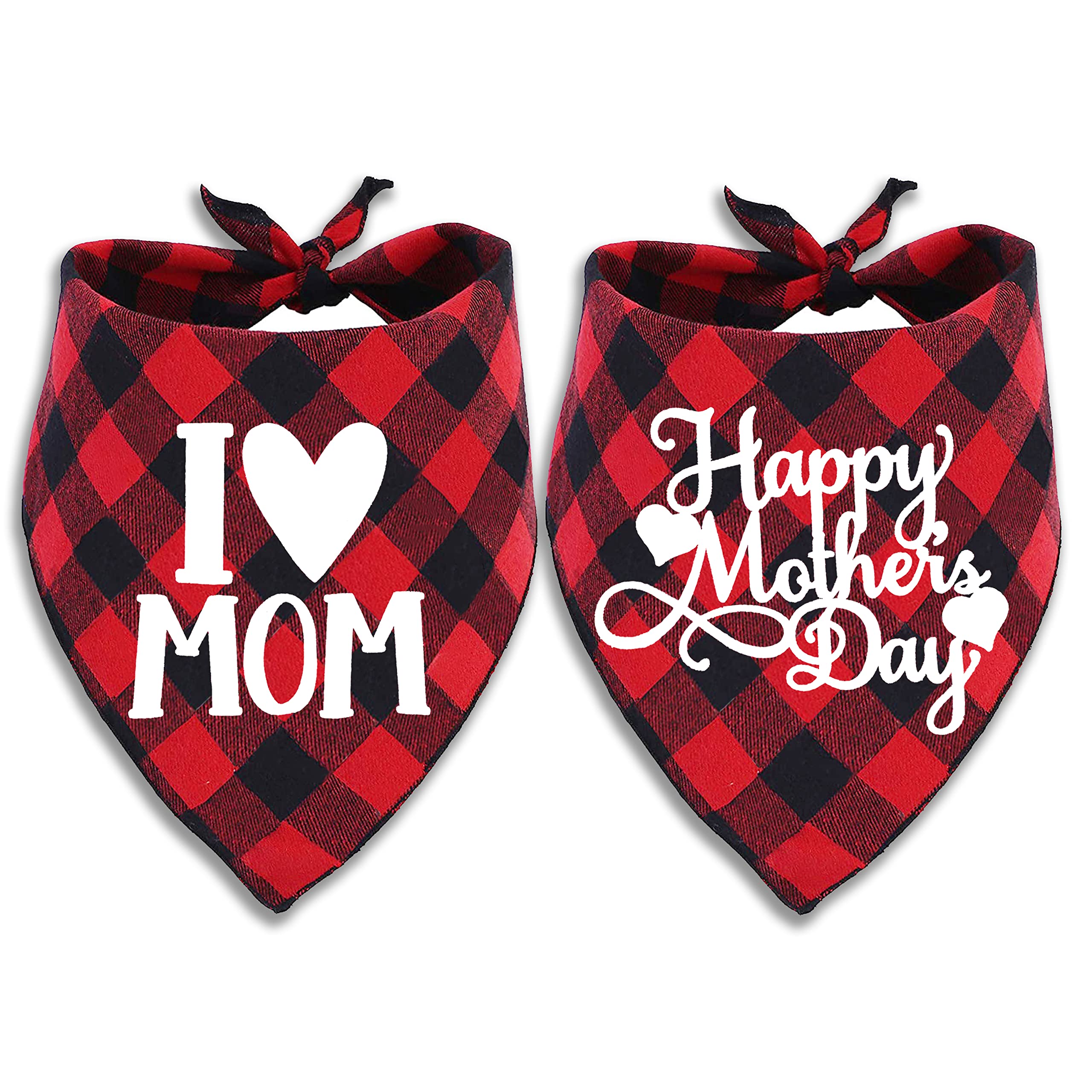 Mother'S Day Dog Bandana, Happy Mother'S Day Cat Bandana For Large Medium Small Pets Puppies (Small)