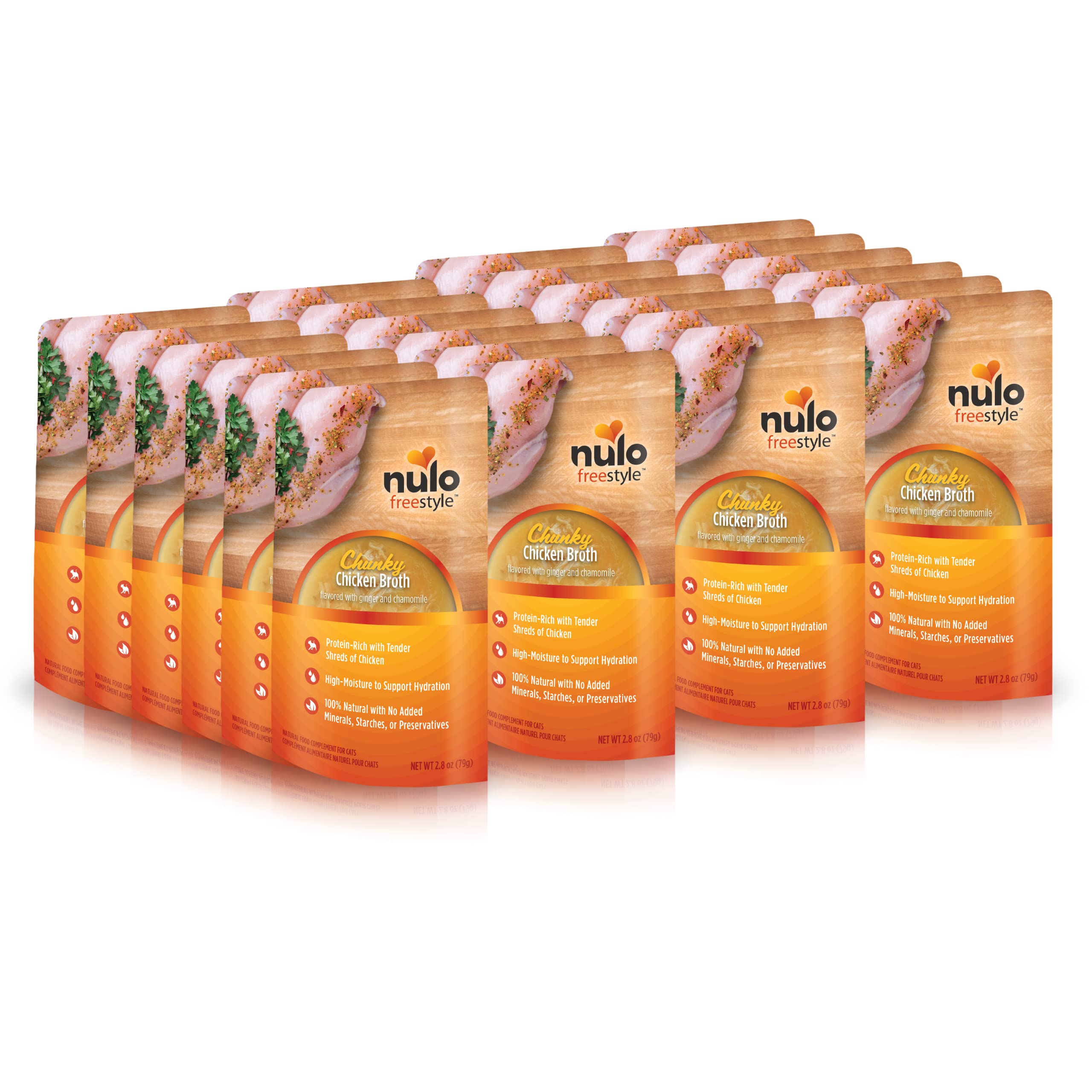 Nulo Freestyle Cat & Kitten Wet Cat Food Broth, Premium All Natural Grain-Free Cat Food Topper with No Added Minerals or Preserv