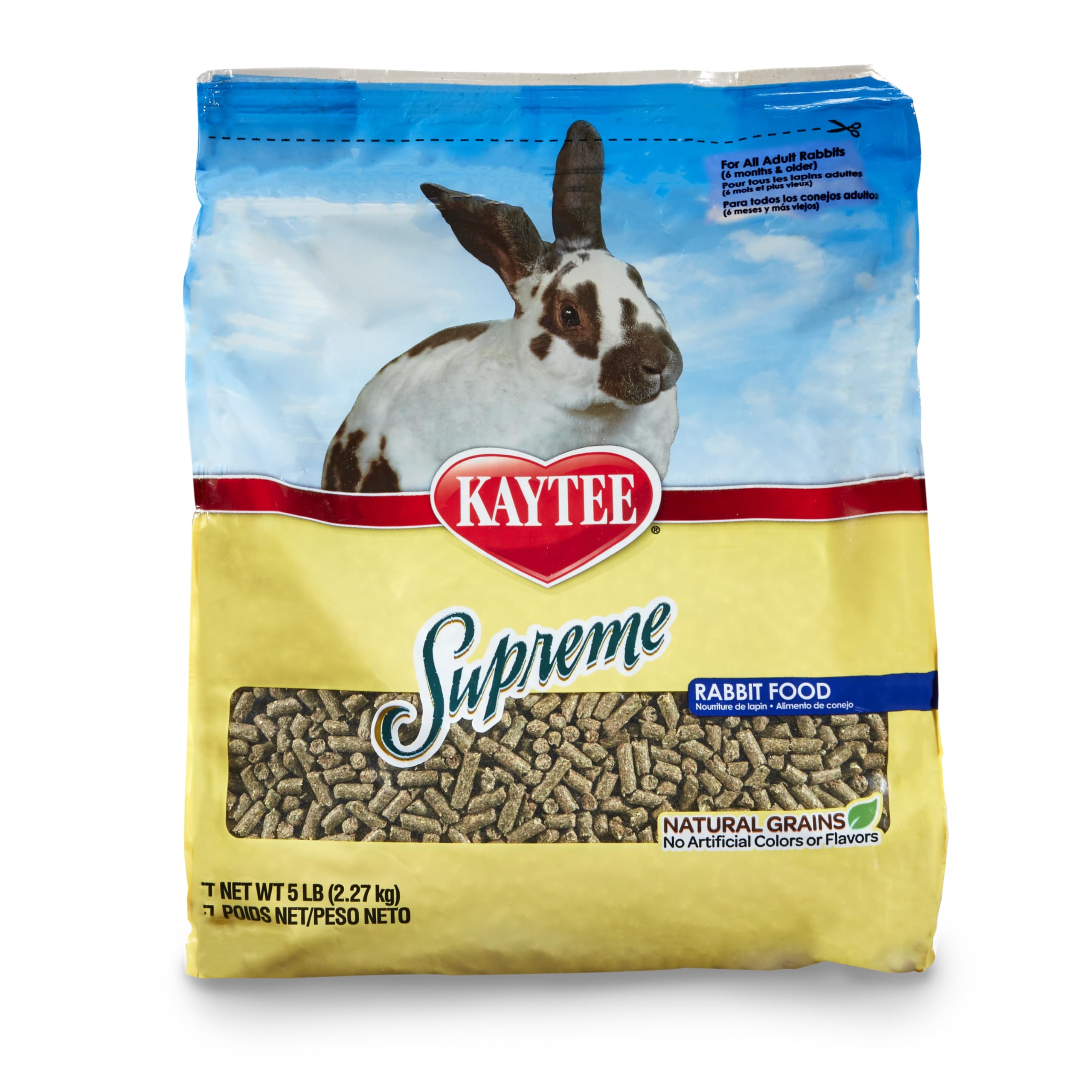 Kaytee Supreme Rabbit Food, 5-Lb Bag