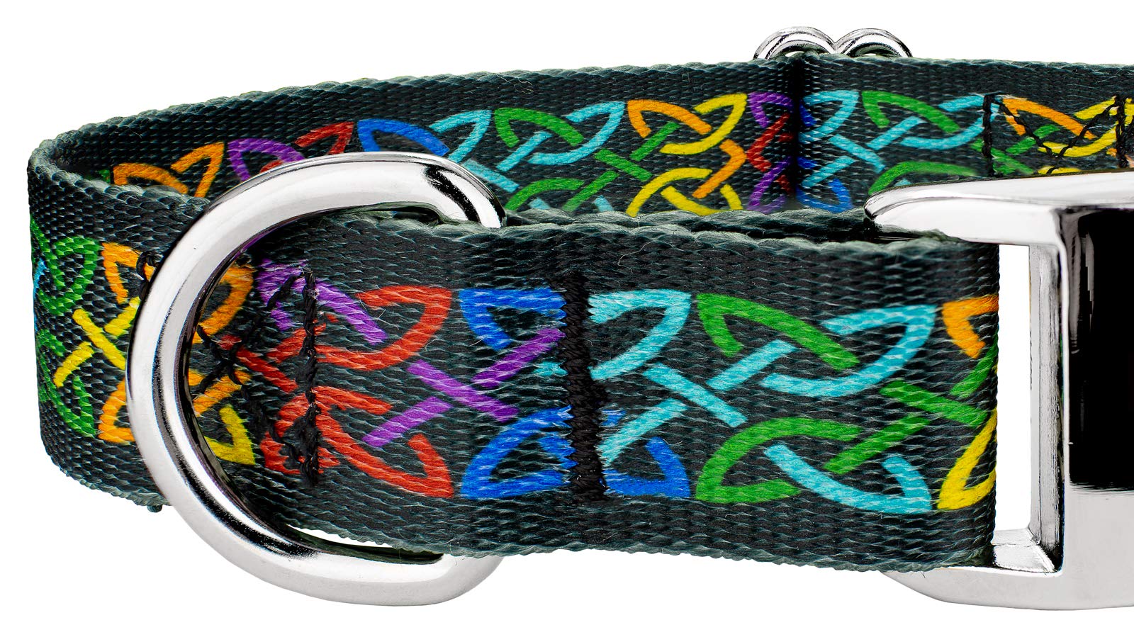 Country Brook Petz - Premium Celtic Pride Dog Collar - Irish Pride Collection Featuring Lucky Designs (5/8 Inch, Small)