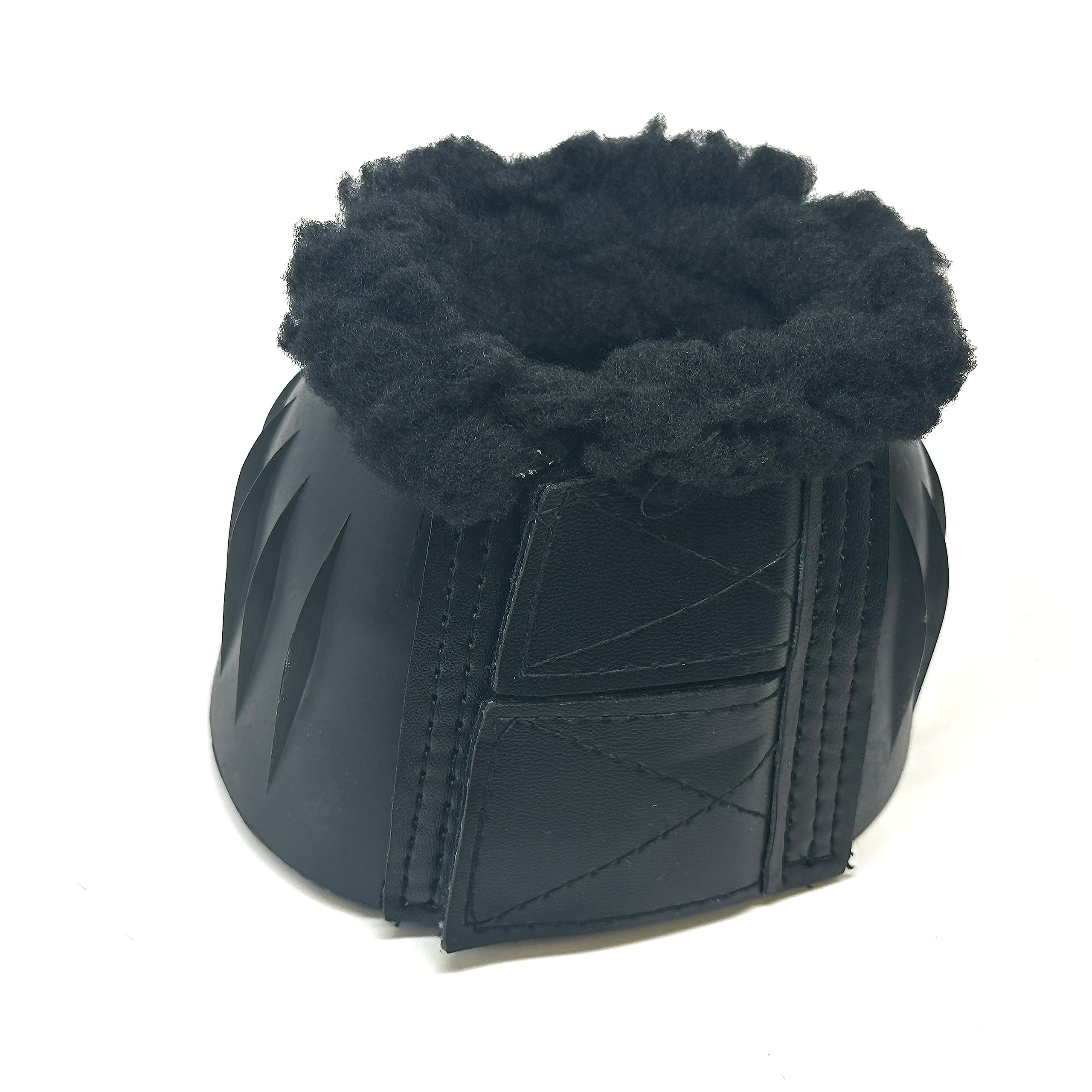 Professional'S Choice Fleece Rear Open Rubber Boots | Hook & Loop Closure | Sold In Pairs | X-Large Black