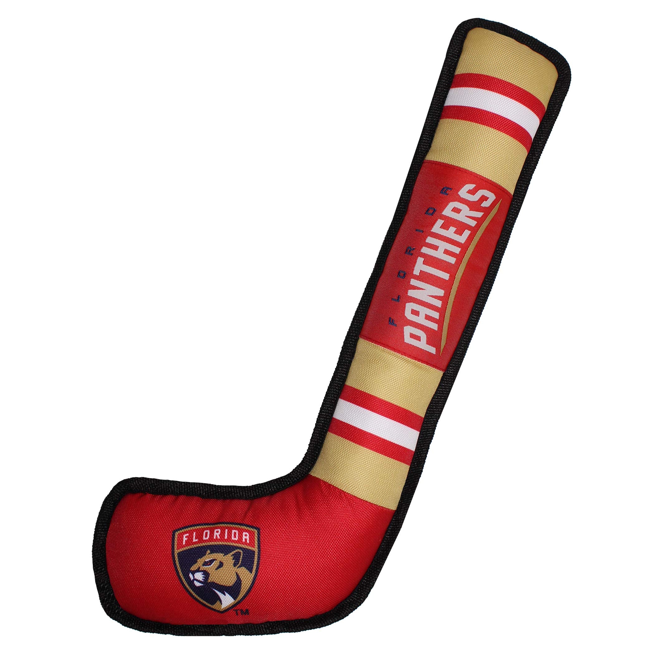 Nhl Florida Panthers Stick Toy For Dogs & Cats. Play Hockey With Your Pet With This Licensed Dog Tough Toy Reward!
