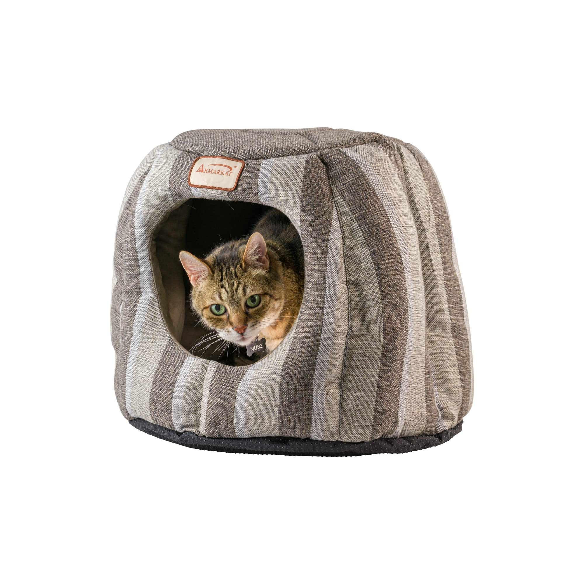 Armarkat C30Cg 2016 Cat Bed, 18'', Pearl And Putty, 20'' L X 16'' W X 4.5'' H