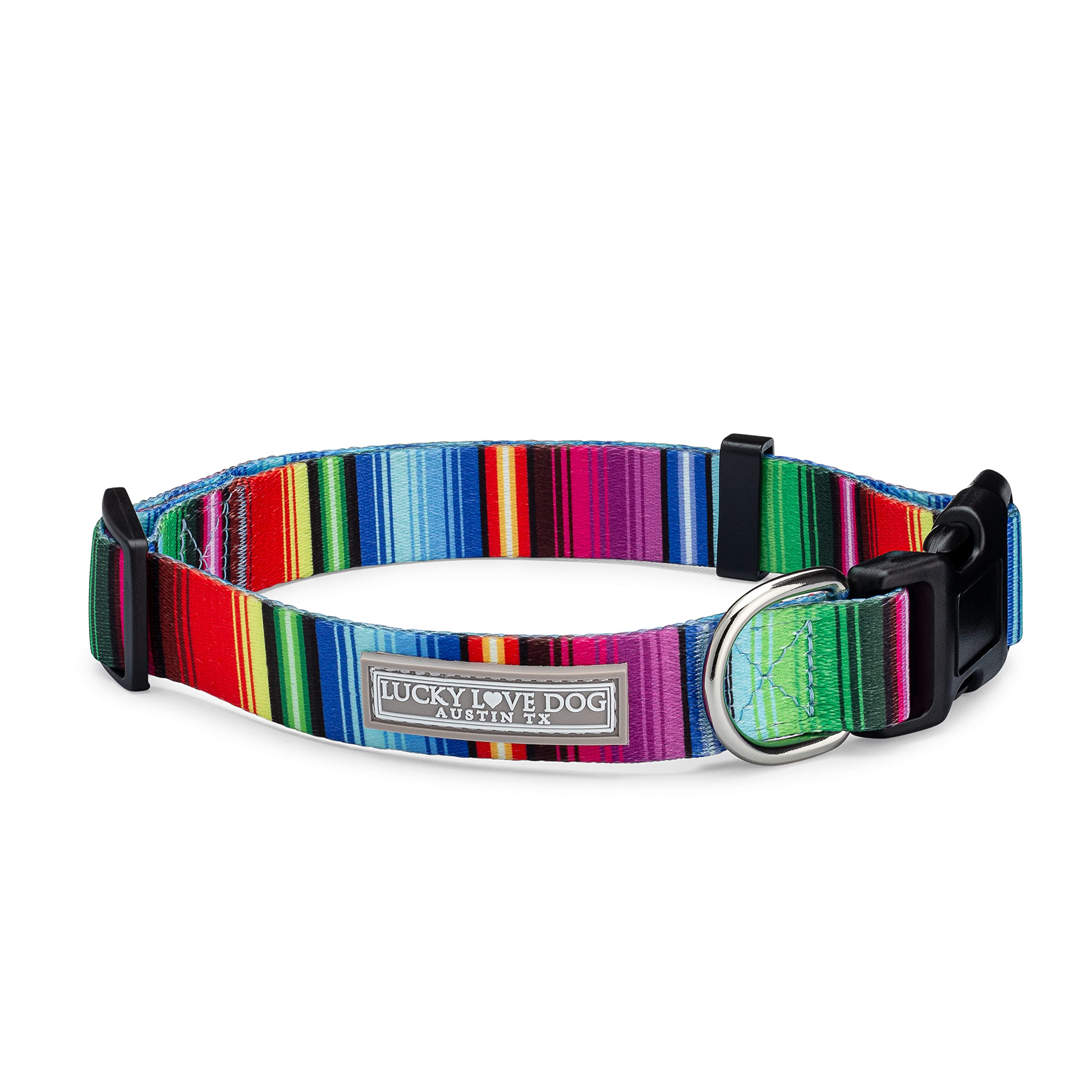 Lucky Love Dog - Adjustable Dog Collar With Easy Click Buckle For Small To Large Dogs, Durable, & Comfortable For Male & Female 
