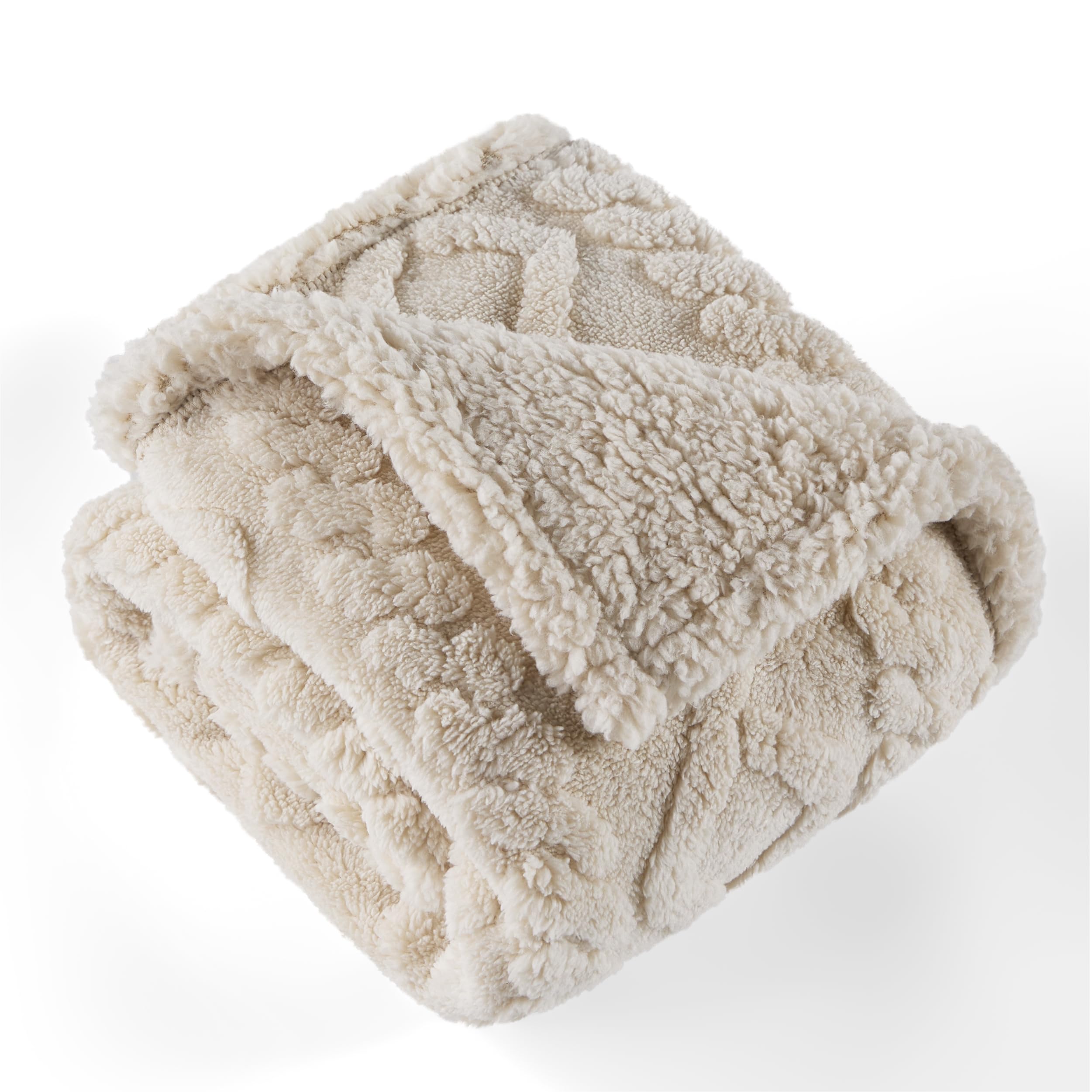 Bedsure Waterproof Dog Blankets For Small Dogs - Pet Blanket For Couch Protector Washable, Premium Jacquard Coral Fleece Cat Thr