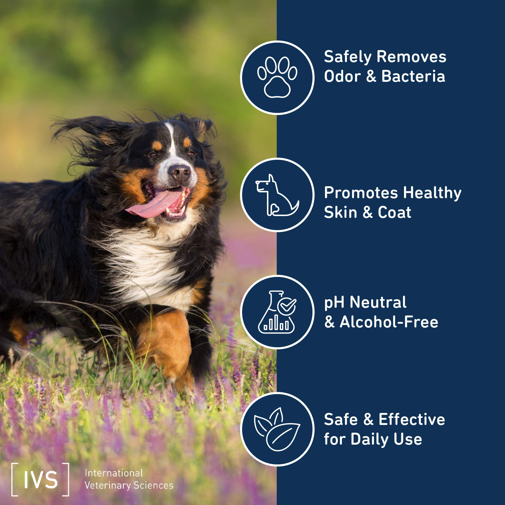 International Veterinary Sciences Ivs Quick Bath Dog Towelettes, Removes Odor, Extra Thick And Heavy Duty For Large Dogs, Made In The Usa, 10 Count Pack