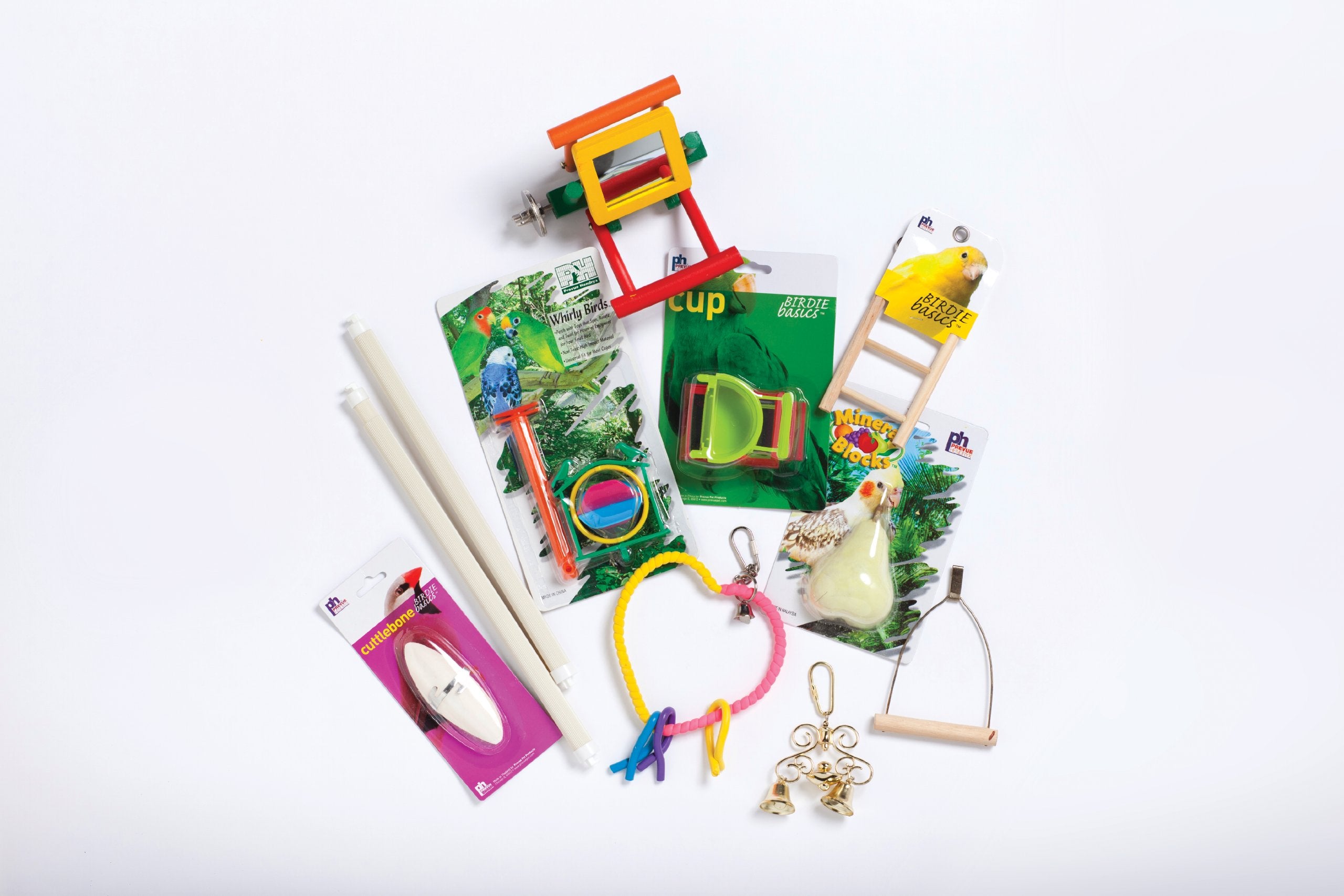 Prevue Hendryx 91210 Square Roof Bird Cage Kit, White And Purple, 5/8'