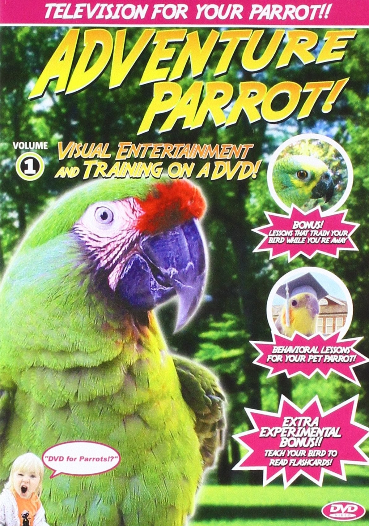 Feathered Phonics Adventure Parrot Dvd Volume 1: Speak And Read Via Television