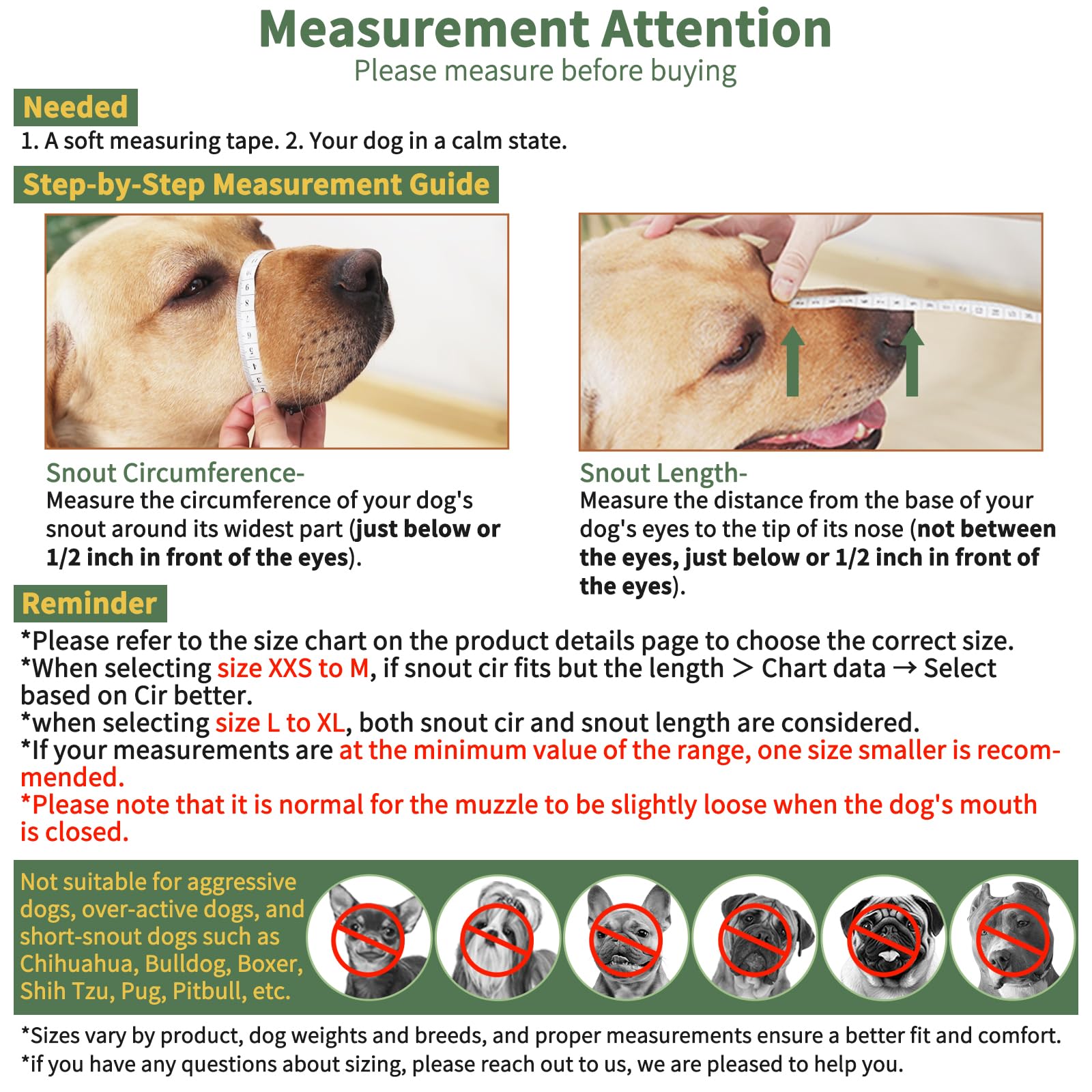 Mayerzon Dog Muzzle, Patented Mesh Muzzle With Panting Room For Large Medium Small Sized Dogs, Soft Mouth Guard To Prevent Bitin