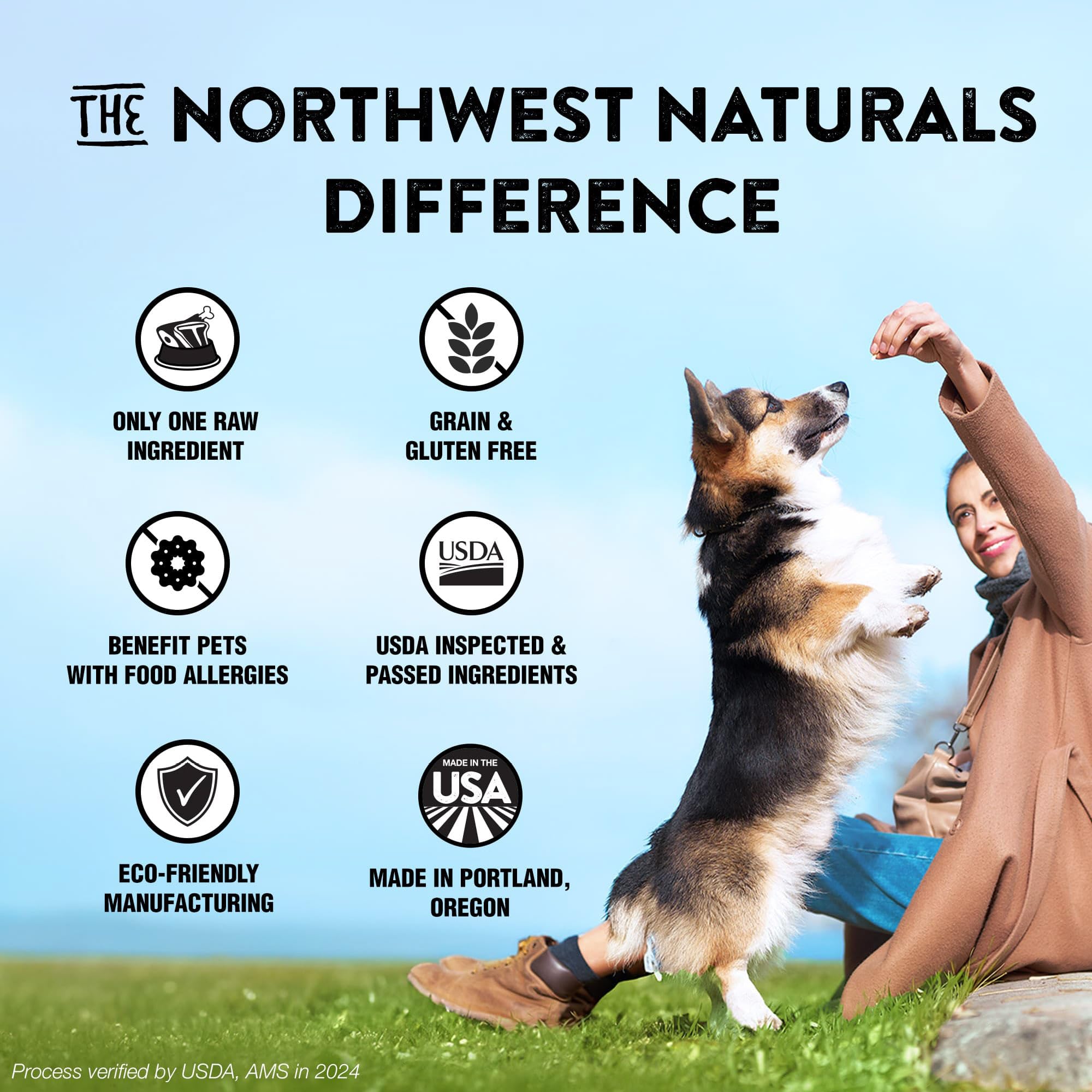 Northwest Naturals Freeze-Dried Lamb Liver Treats for Dogs & Cats - Healthy, All Natural, 3 Oz