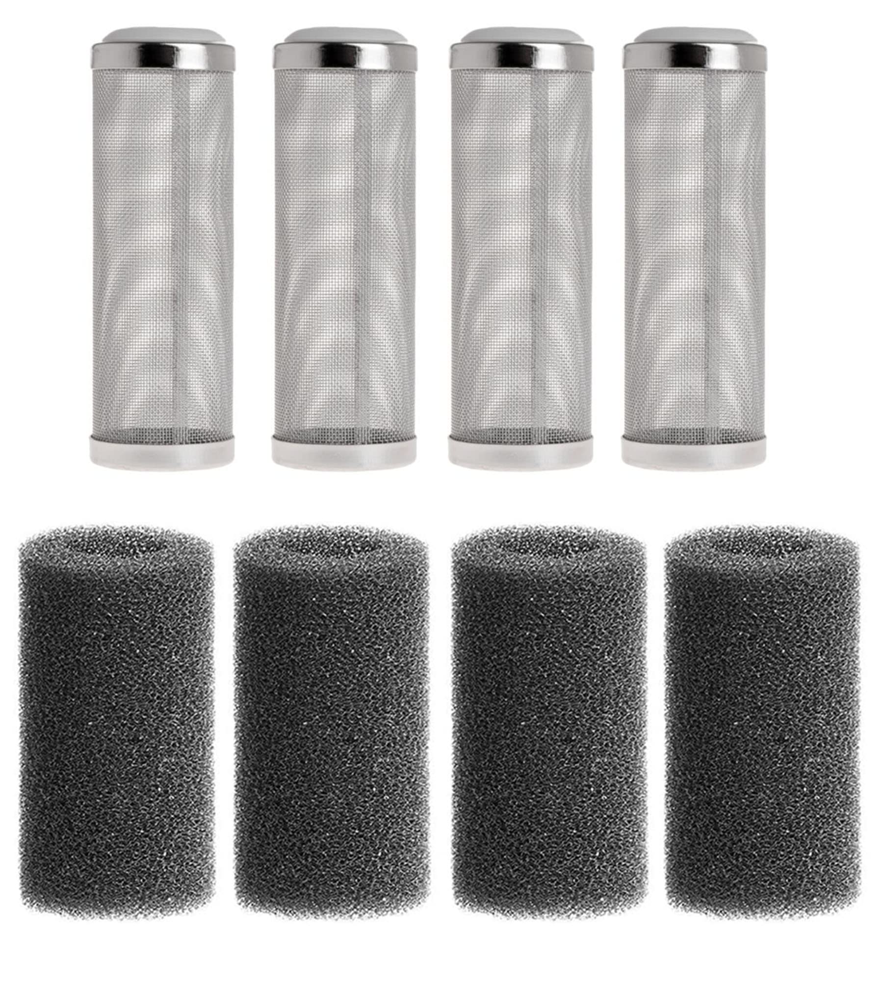 4Pcs 16Mm Stainless Steel Aquarium Filter Inflow Inlet Basket Mesh Shrimp Guard For Aquarium Fish Tank Fish Shrimp With Sponge A