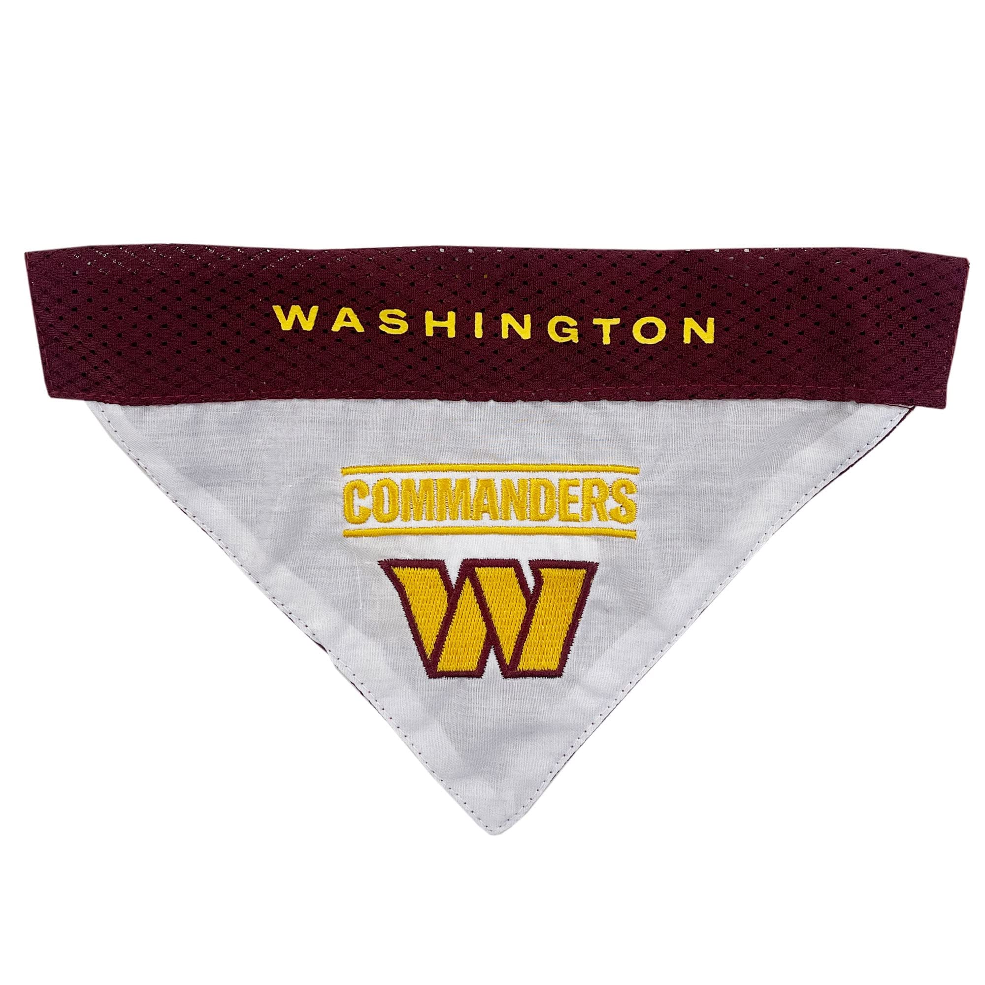 Pets First Unisex Adult Nfl Pet Bandana, Washington Commanders, Large-Extra Large