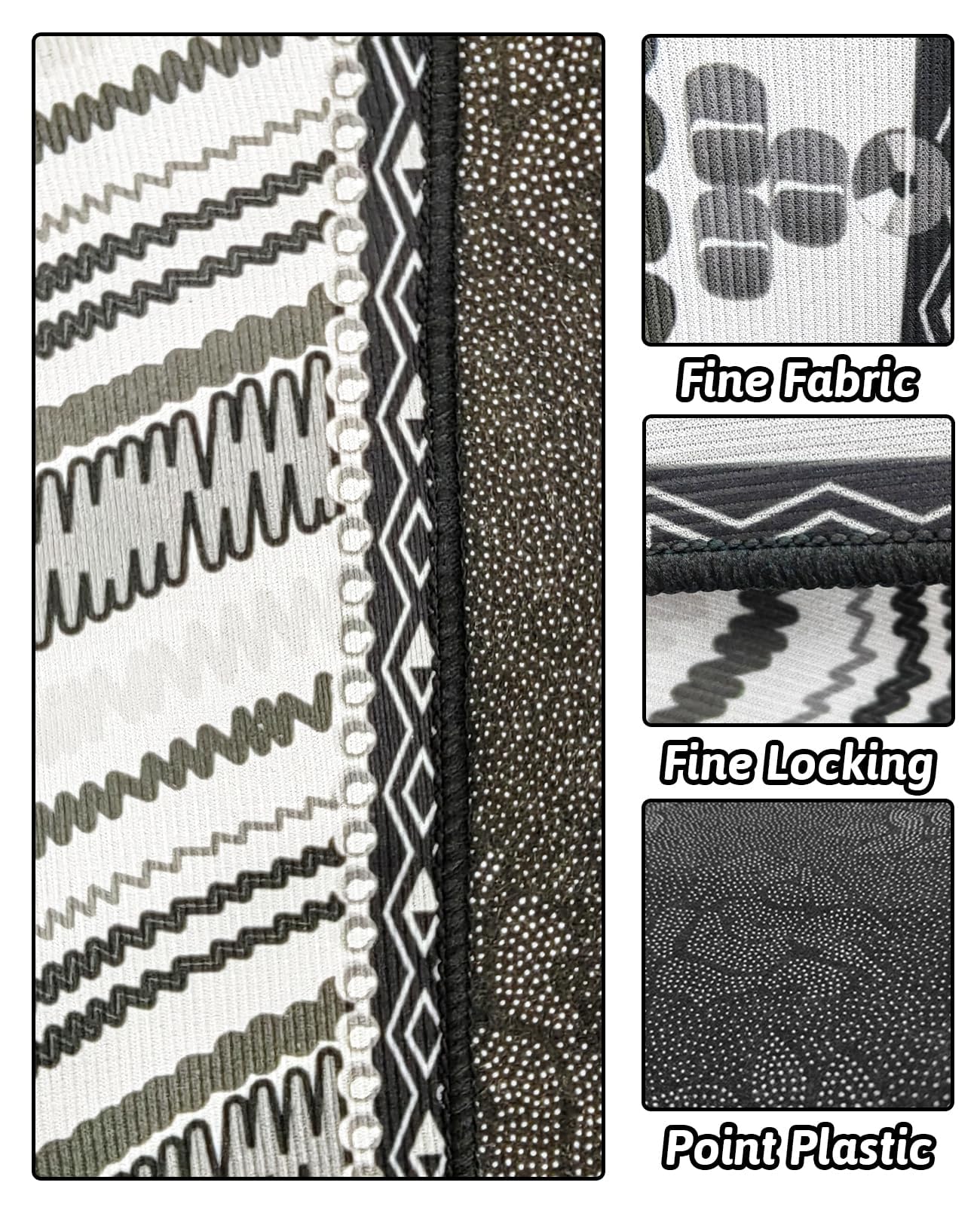 BNOSDM 79'' X 55'' Large Bunny Cage Liner Washable Reusable Big Rabbit Pads Floor Mat for Rabbits Anti Slip Rug for Bunnies, Pet