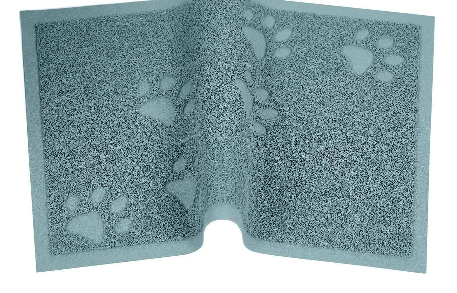 Darkyazi Cat Litter Box Mat for Floor Litter Trapping Mat Non-Slip Backing, Scatter Control, Easy Clean, Water Resistant, Soft o