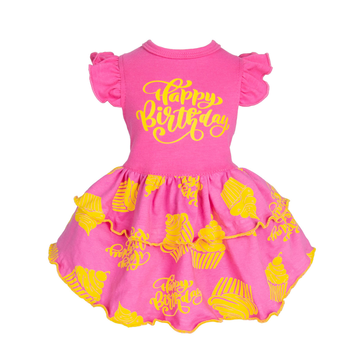 Fitwarm Happy Birthday Dog Tiered Dress, Dog Clothes For Small Dogs Gi –  Petocart