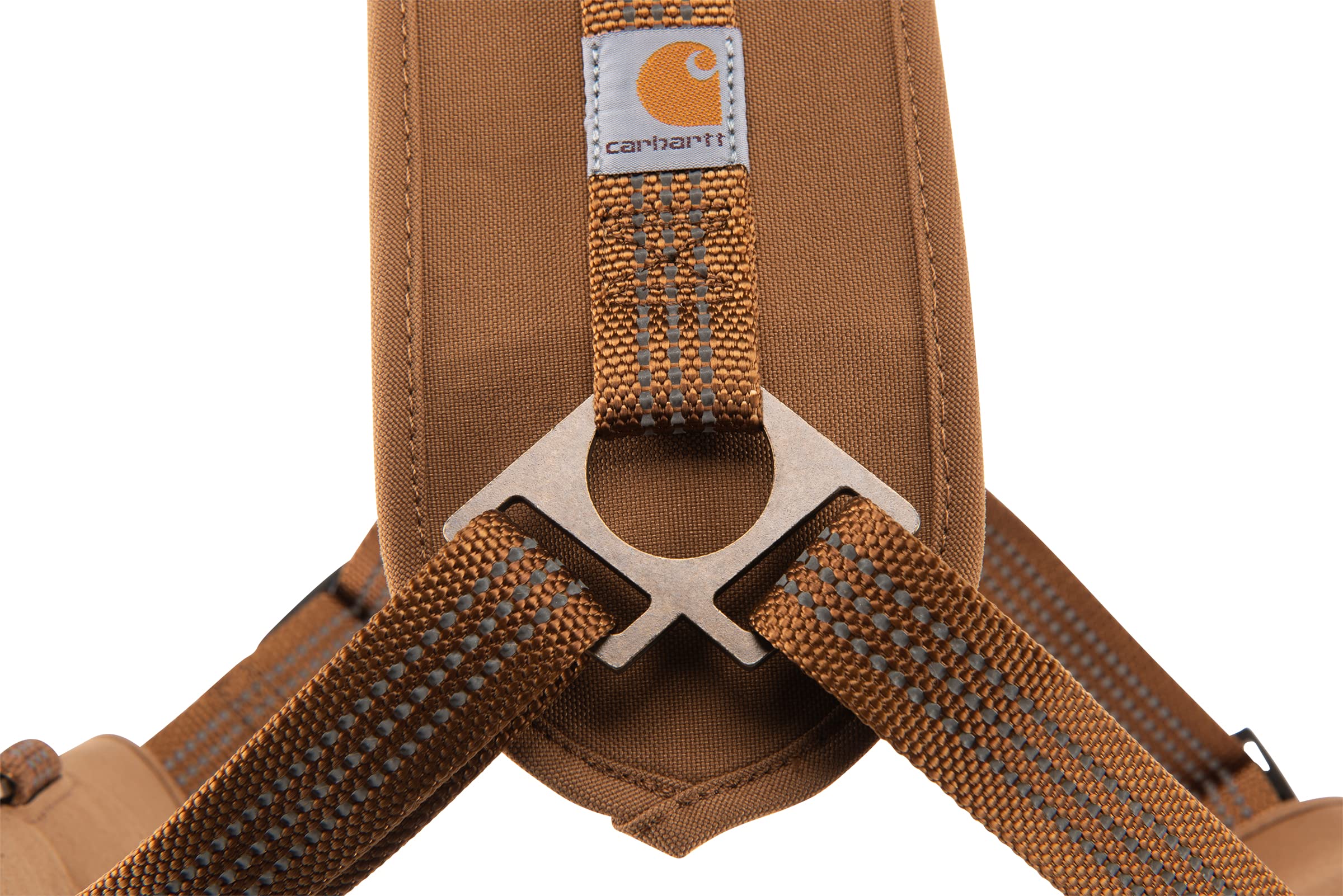 Carhartt Nylon Duck Training Dog Harness - Medium, Carhartt Brown, Durable Design for Active Dogs