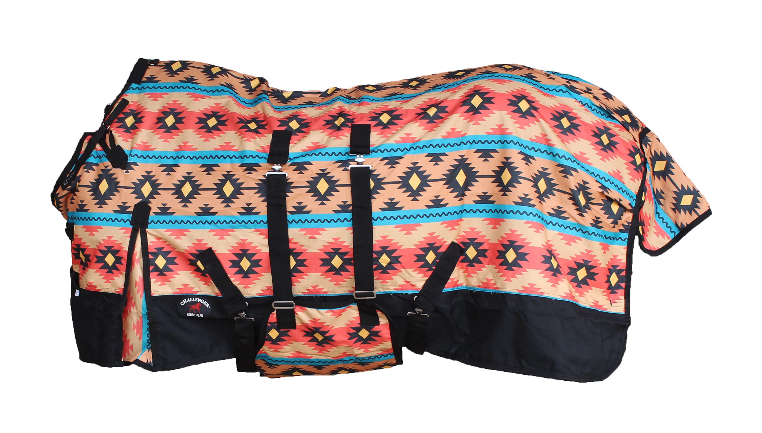 Challenger 72' 1200D Turnout Waterproof Rain Horse Sheet Light Winter Blanket 377B